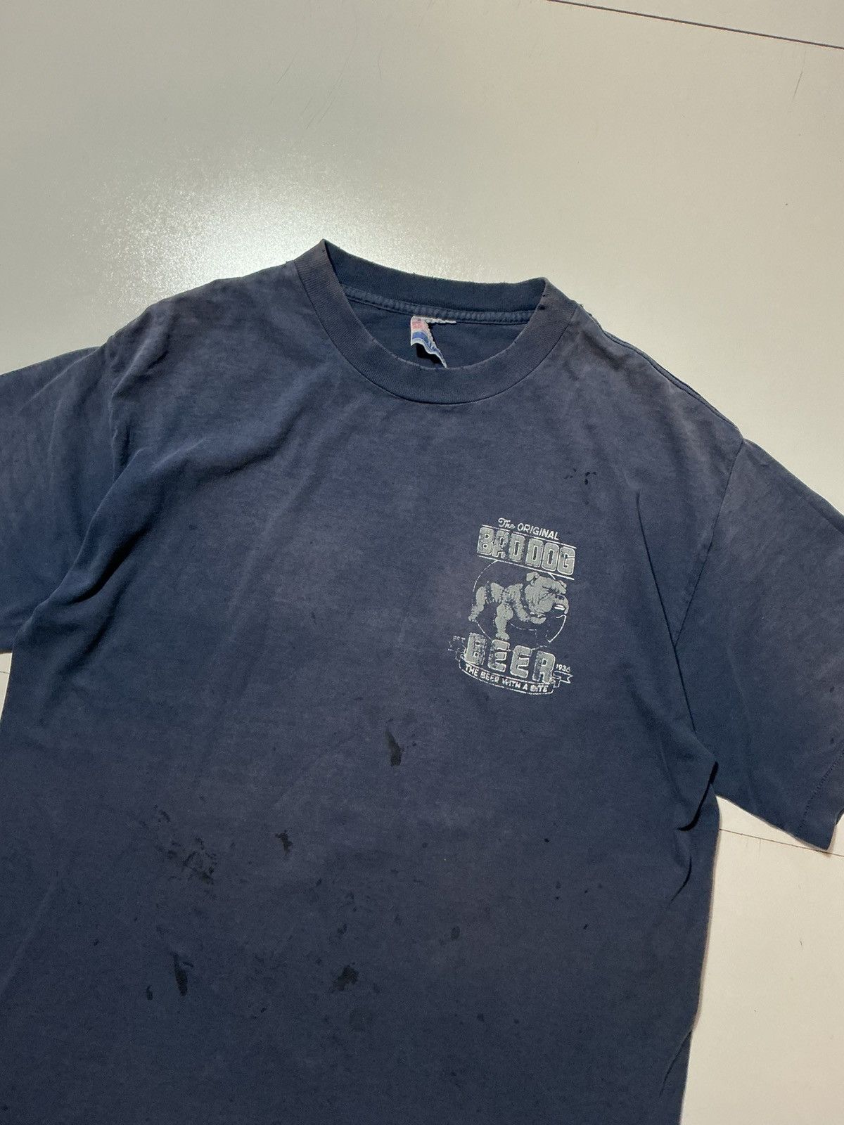 Vintage VTG The Original Bad Dog Beer Hawaii Bulldog Beer T-Shirt Size US XL / EU 56 / 4 - 4 Thumbnail