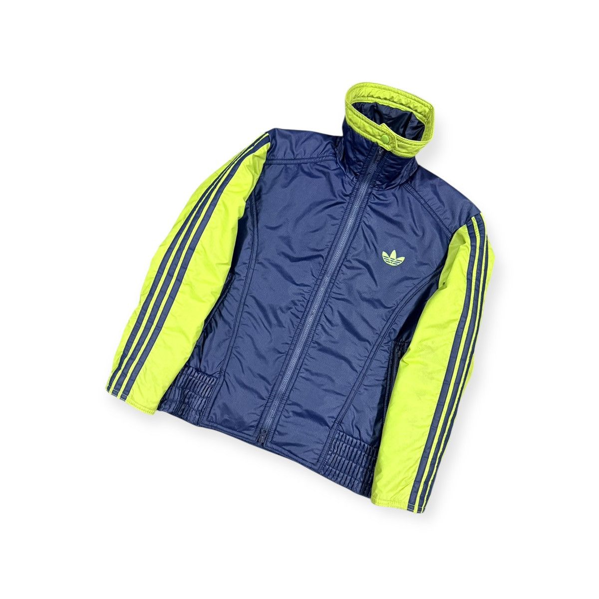 Adidas Vtg🔥Adidas Trefoil Ski Color Block Highneck zipper Jacket Size US M / EU 48-50 / 2 - 7 Thumbnail