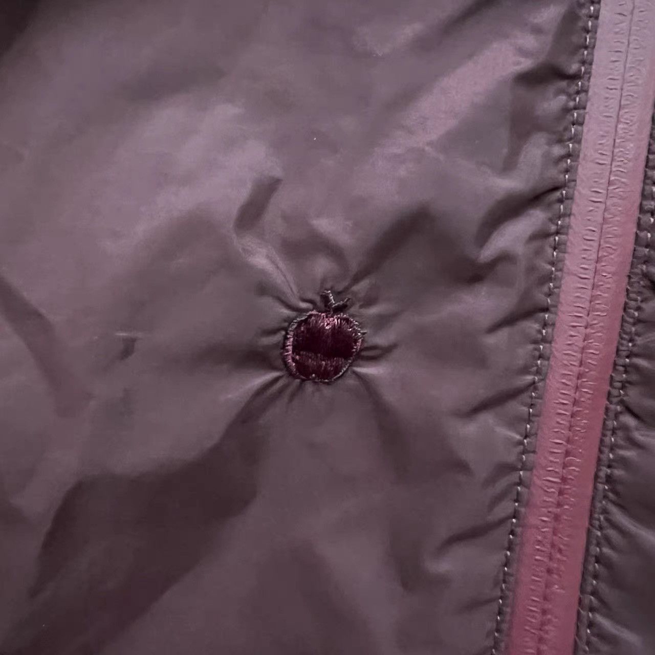 Prada Prada Burgundy Nylon Jacket K28 Size US L / EU 52-54 / 3 - 5 Thumbnail