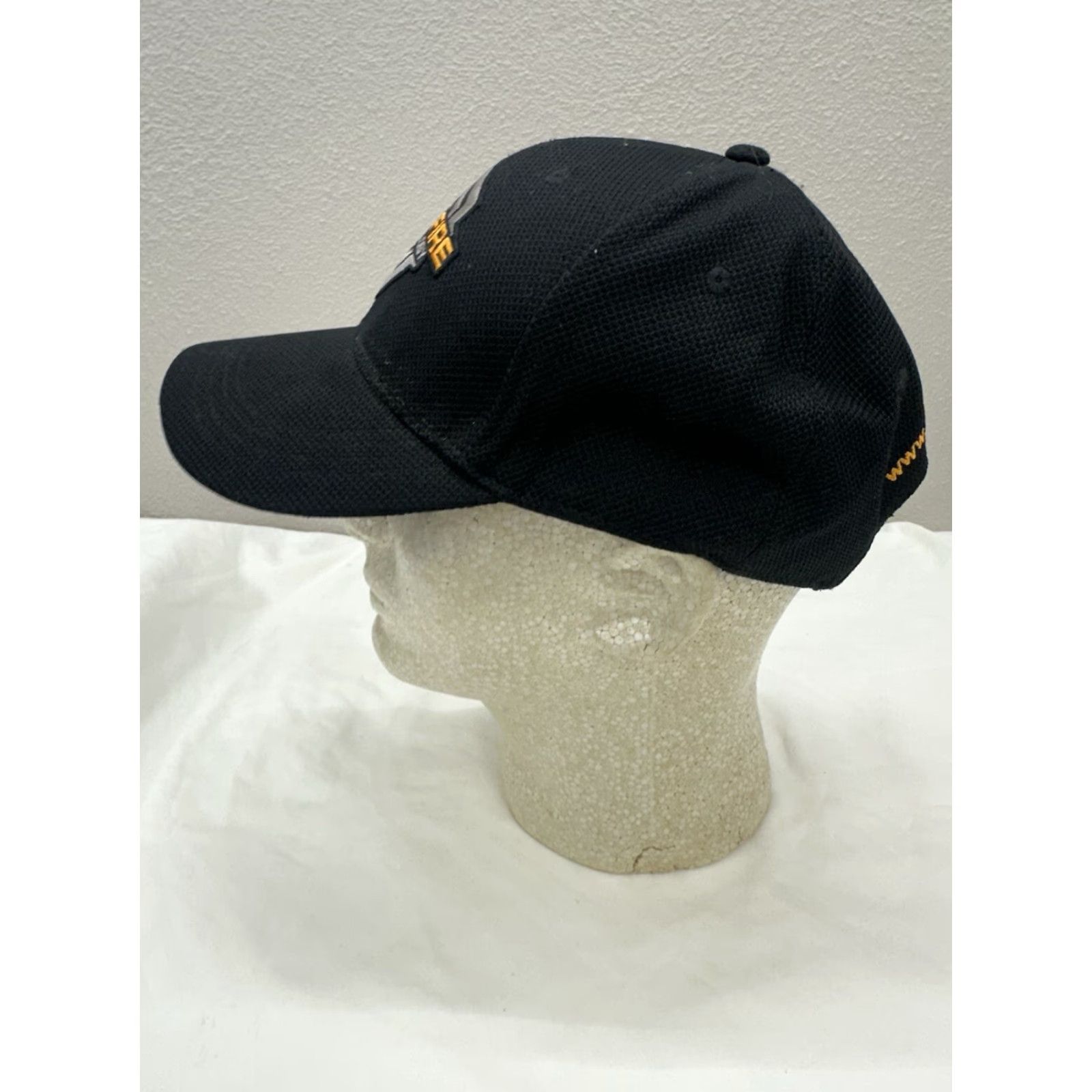 Logo 7 Unbranded Baseball Cap Black Embroidered Logo Adjustable Hat Men 90s Outdoor Casual Front Adjustable Size ONE SIZE - 5 Thumbnail