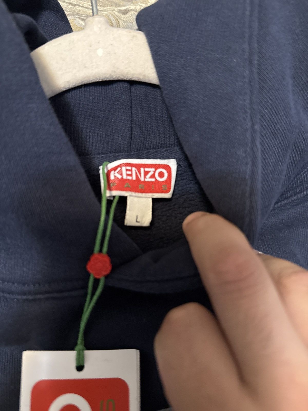 Kenzo Kenzo Logo 1970 hoodie Size US L / EU 52-54 / 3 - 4 Thumbnail