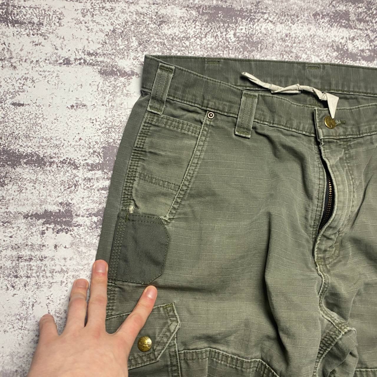 Carhartt Carhartt Double Knee Cargo Pants Vintage L Size US 34 / EU 50 - 6 Thumbnail