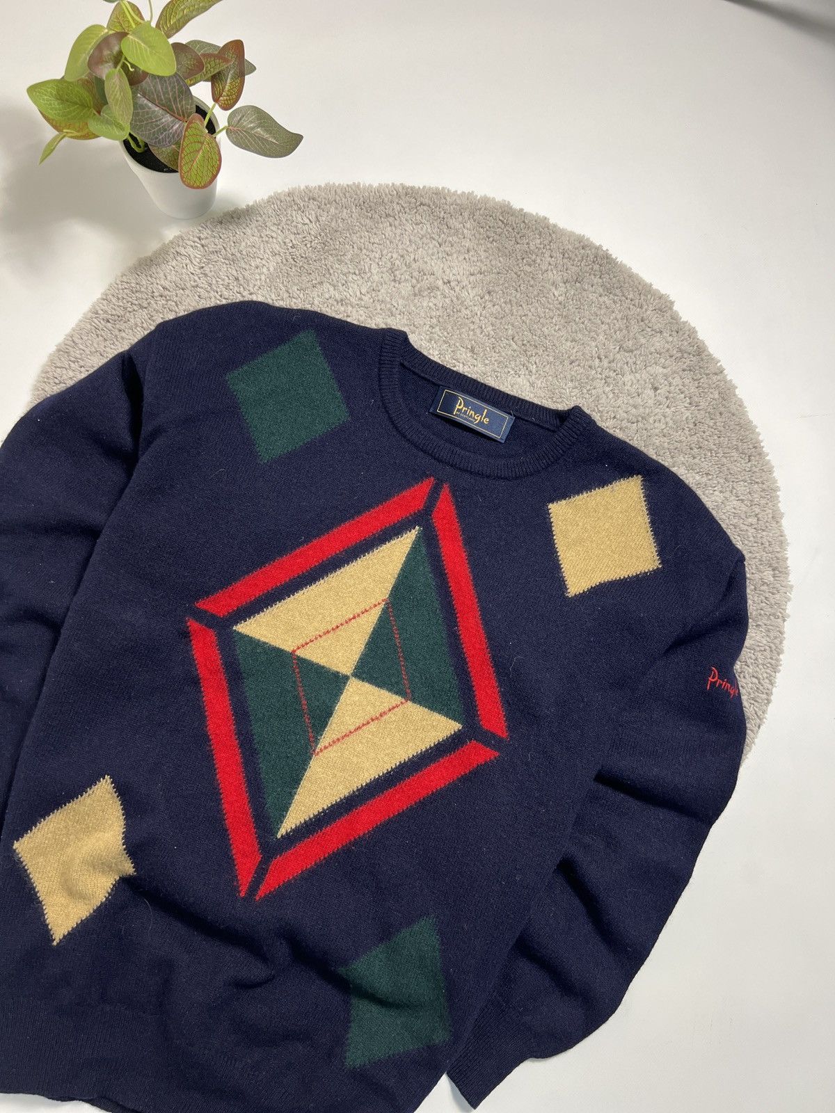 Japanese Brand × Pringle Of Scotland × Vintage Vintage Pringle of Scotland Sweater Size US M / EU 48-50 / 2 - 2 Thumbnail