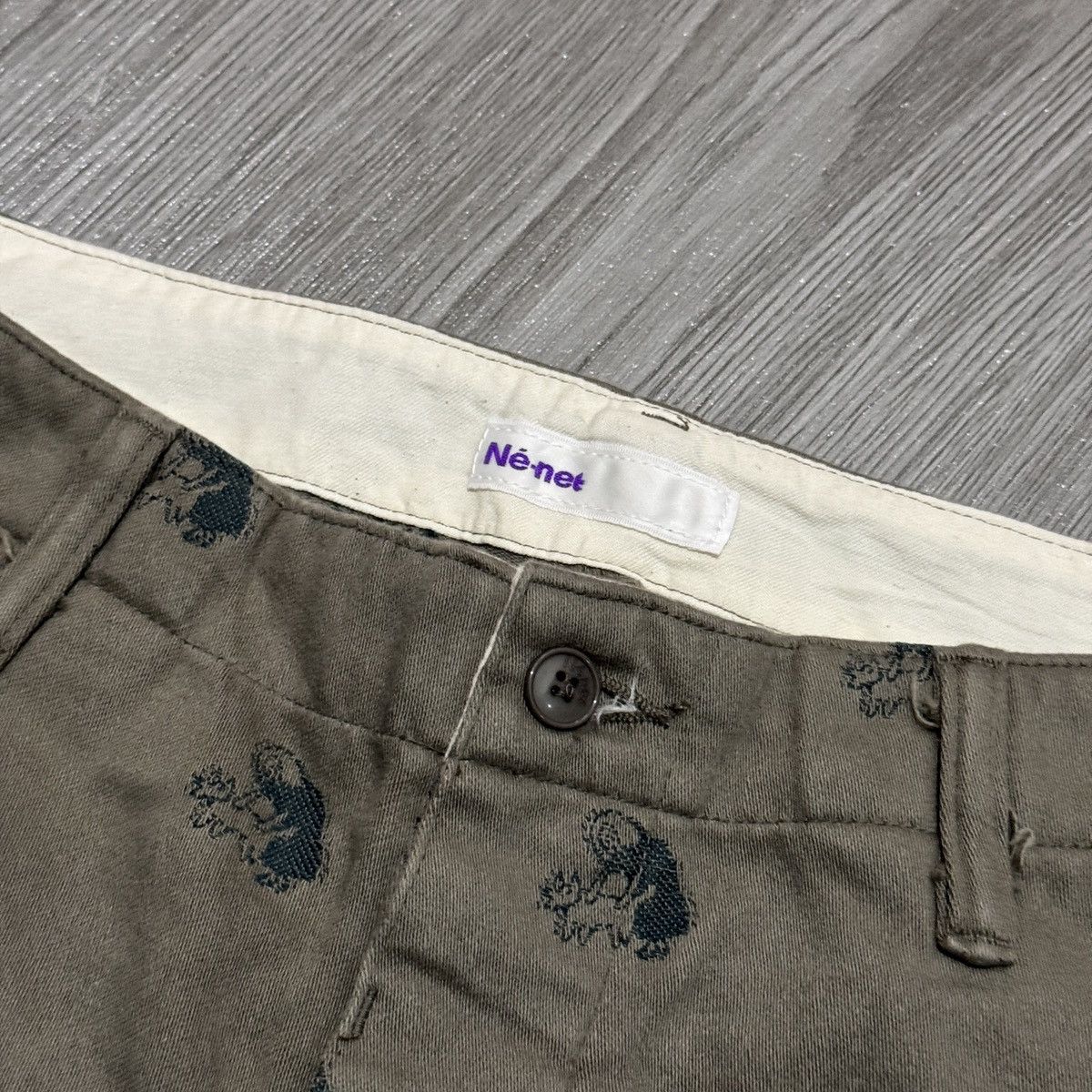 Ne-Net Ne-Net Embroidery Pants Size 33" - 4 Thumbnail