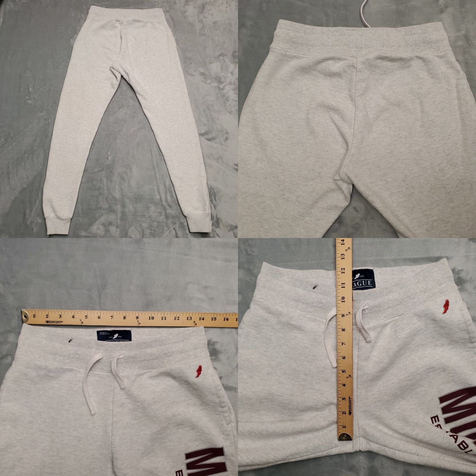 Vintage University of Montana Jogger Pants Mens Small Gray Draw String Elastic Waist Size US 29 - 8 Thumbnail