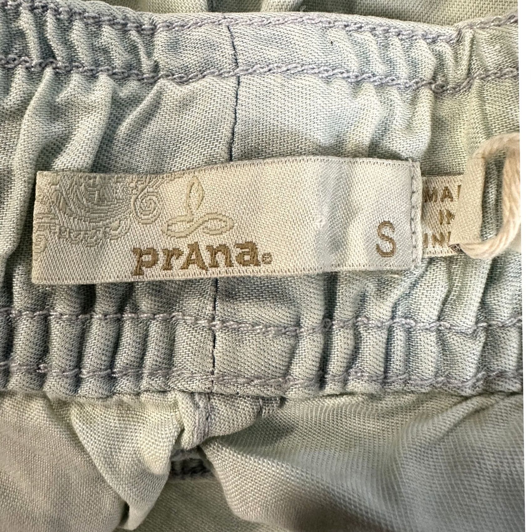 Prana PrAna Jogger Pants Womens Small Wash Blue Lightweight Pull On High Rise Pocketed Tapered 29 In Inseam 31 In Waist Outdoor Activewear Casual Womens Size 28" / US 6 / IT 42 - 4 Thumbnail