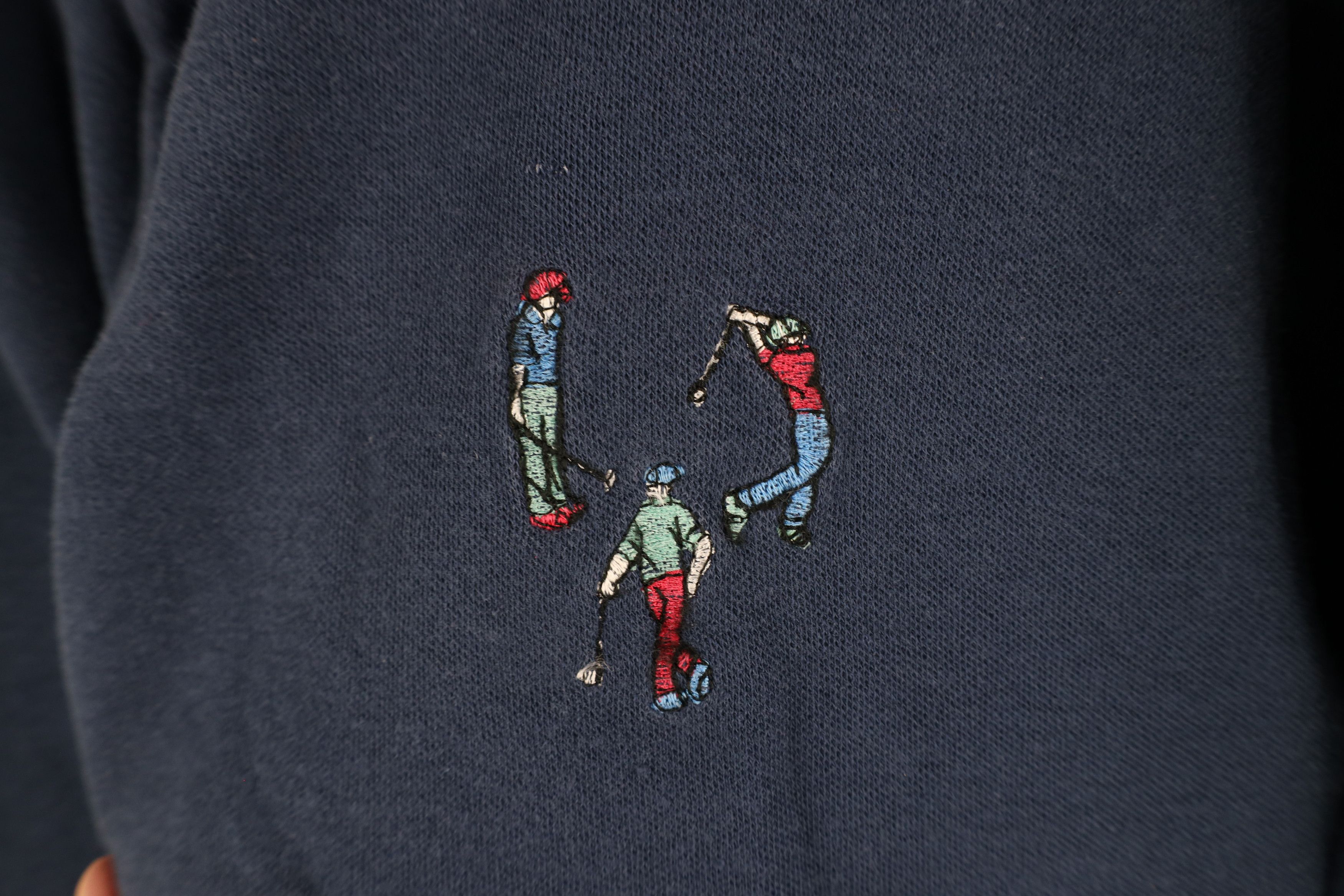 Vintage Vintage 90s Streetwear Long Sleeve Rugby Polo Shirt Blue Size US M / EU 48-50 / 2 - 4 Thumbnail