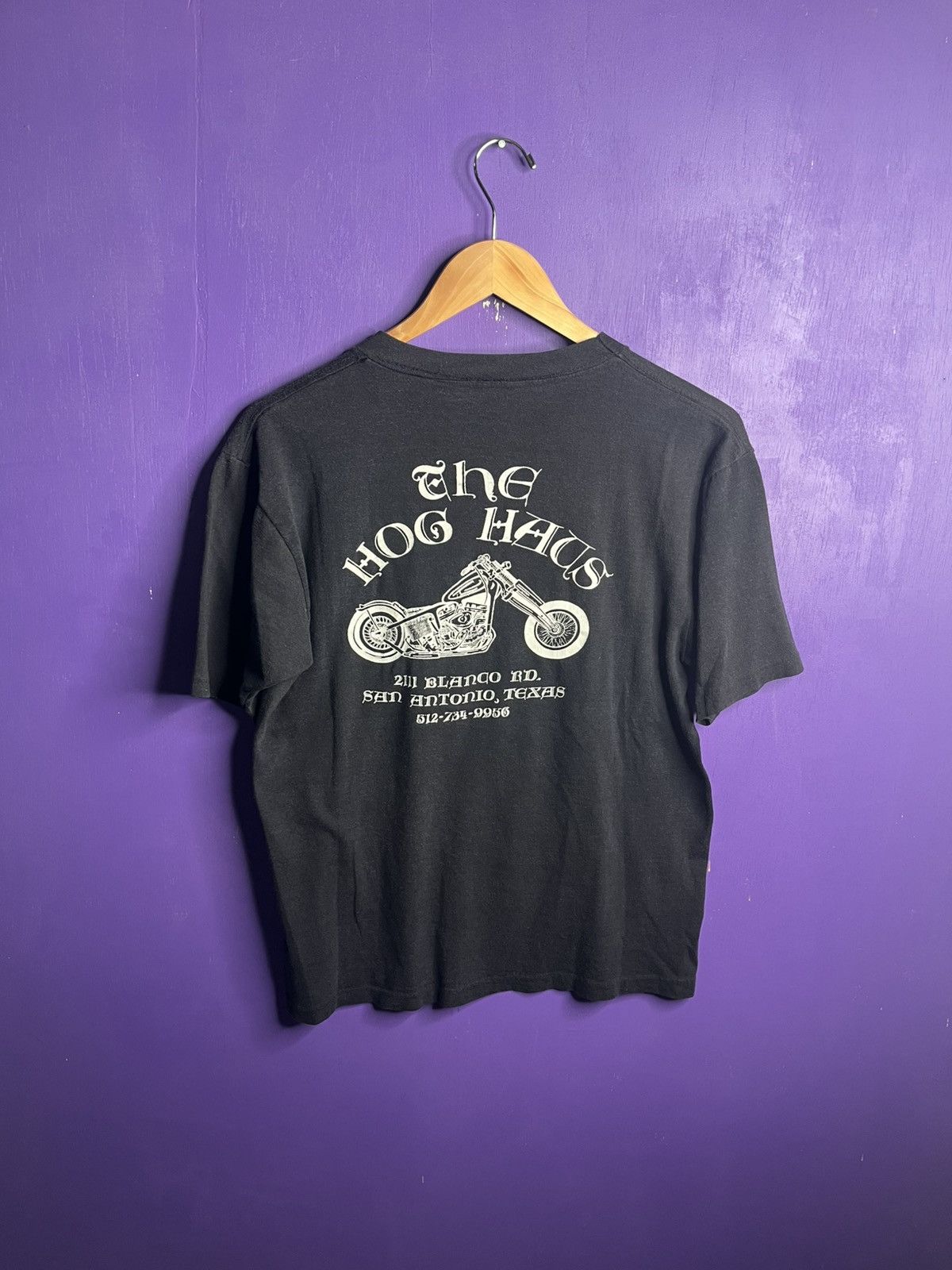 Harley Davidson × Vintage Vintage 80s 3D emblem Harley’s and good whiskey t-shirt Size US M / EU 48-50 / 2 - 2 Thumbnail