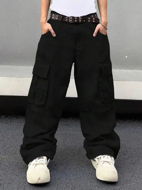 Cargo Baggy Denim Casual Pants Oversized