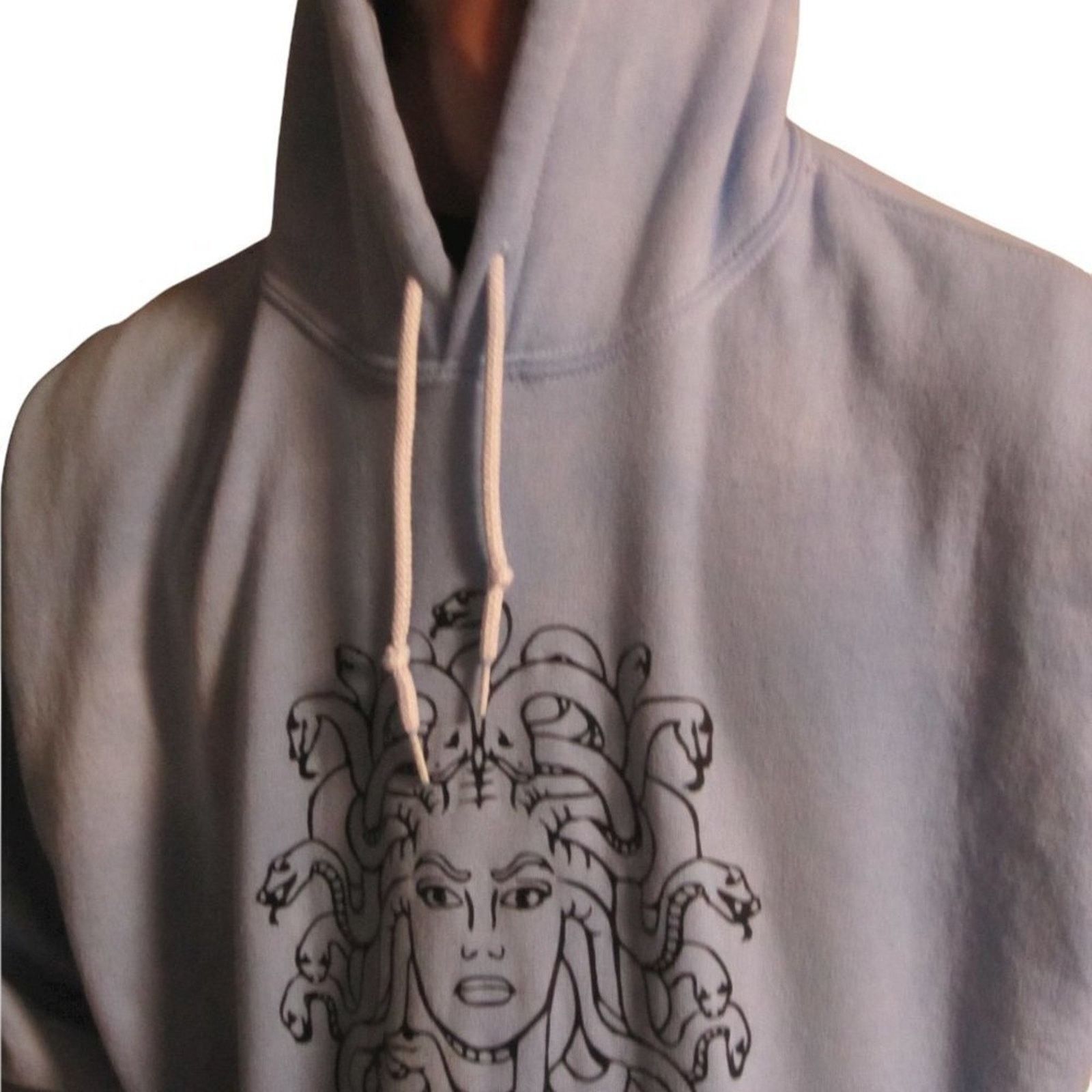 Handmade Handmade Medusa Graphic Blue Tie-Dye Hoodie Streetwear Small Size US S / EU 44-46 / 1 - 3 Thumbnail
