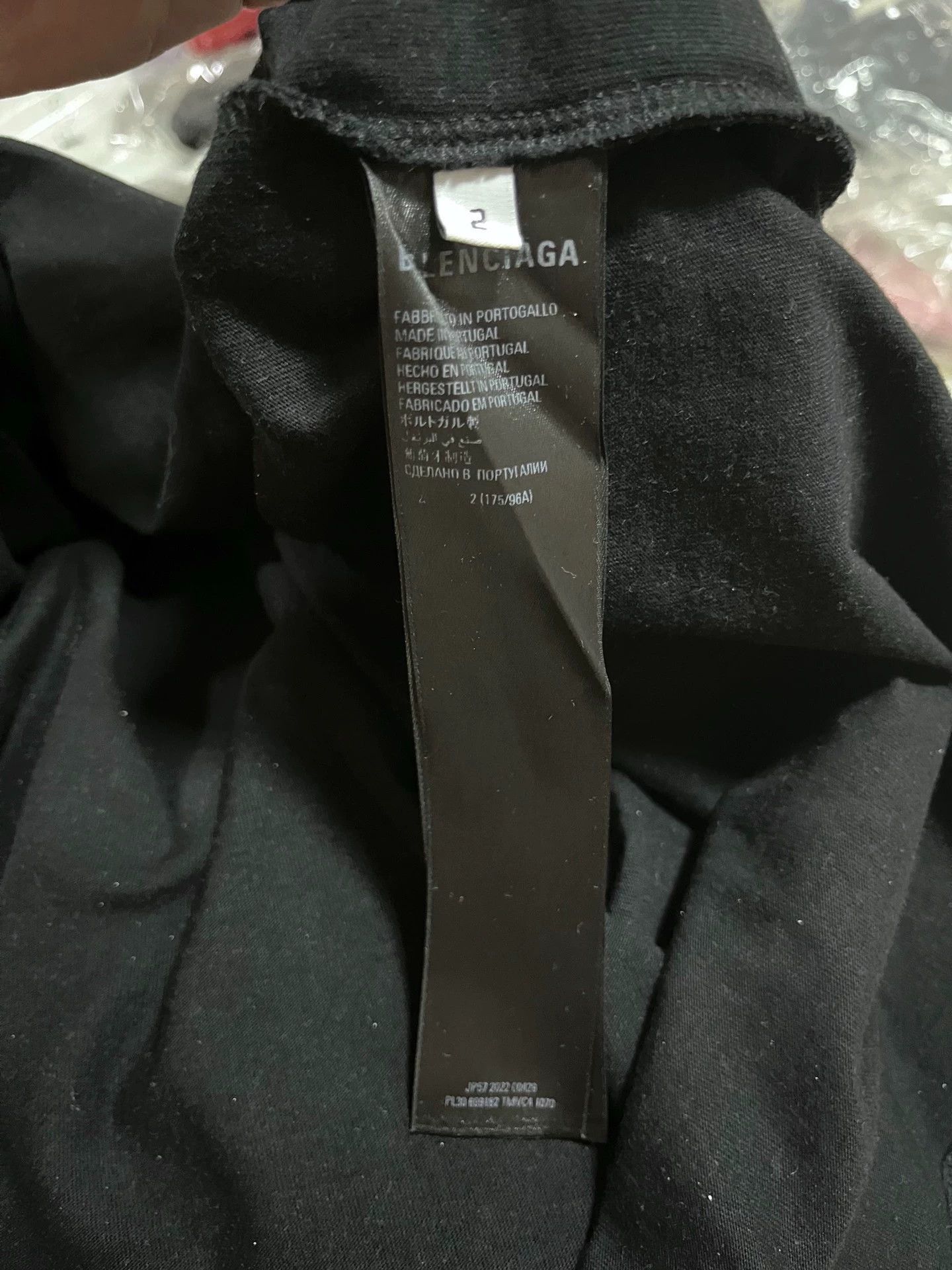 Balenciaga Balenciaga Balenciaga Black and White Splicing Double Hook Size US M / EU 48-50 / 2 - 4 Thumbnail
