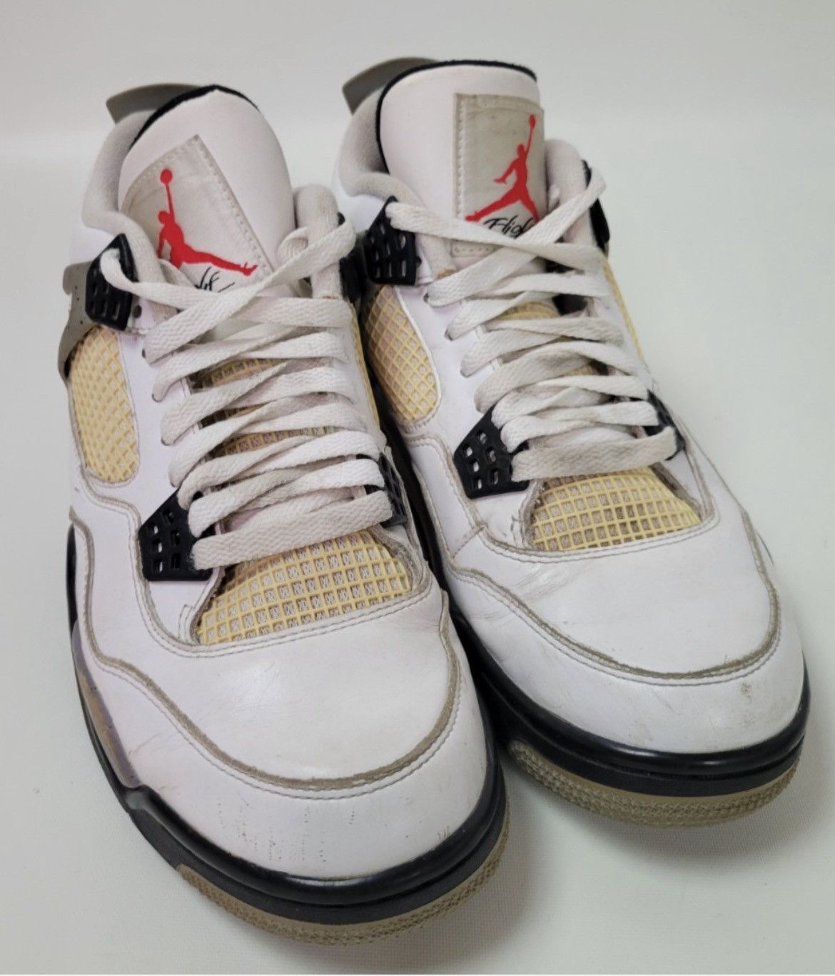 Nike nike Air Jordan 4 White Cement Size US 8.5 / EU 41-42 - 3 Thumbnail