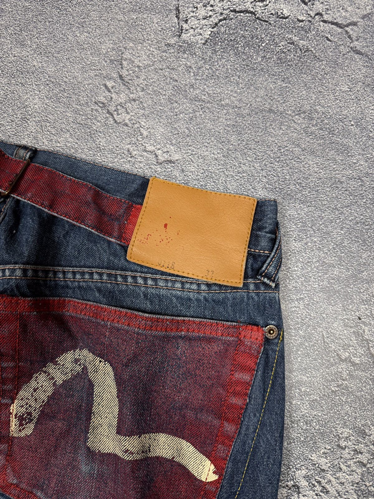 Evisu Rare evisu Pants Denim Very Rare Designer Y2K Japan Size US 32 / EU 48 - 5 Thumbnail