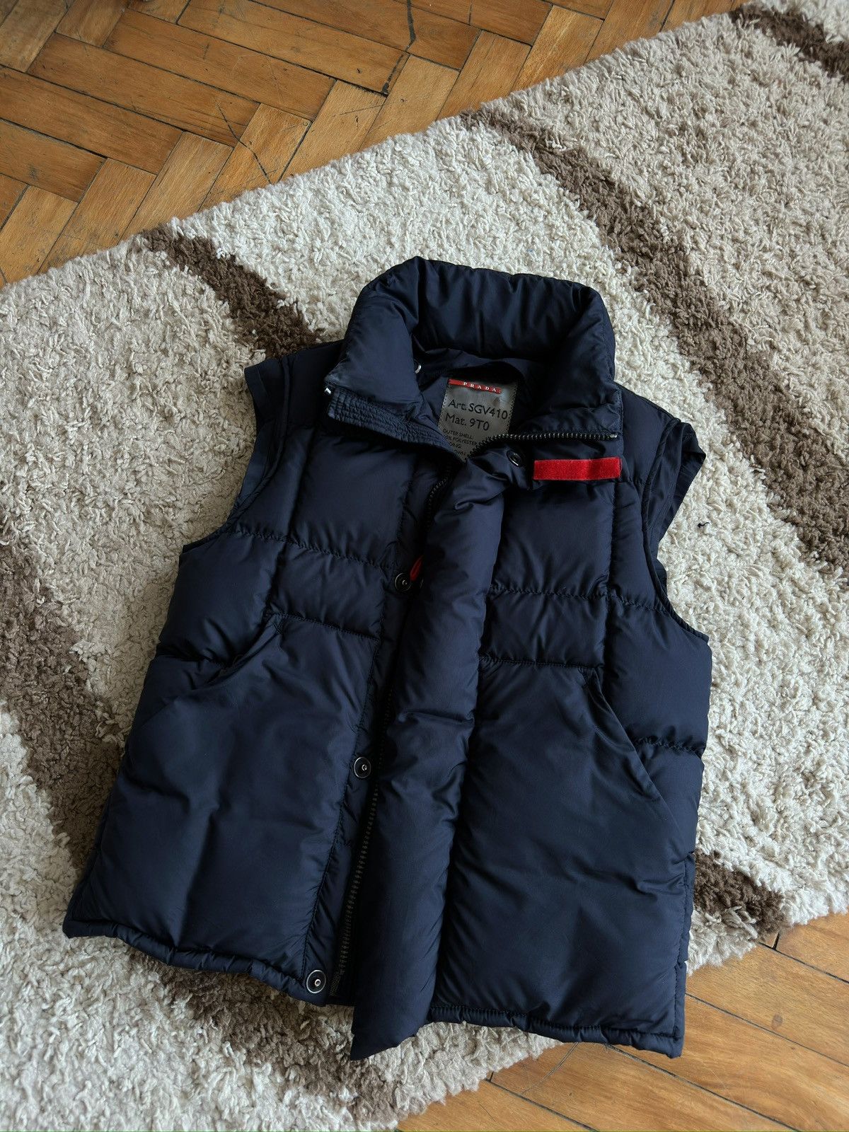 Prada 2002 Prada nylon Sport Vest Square Quilted Size US M / EU 48-50 / 2 - 4 Thumbnail
