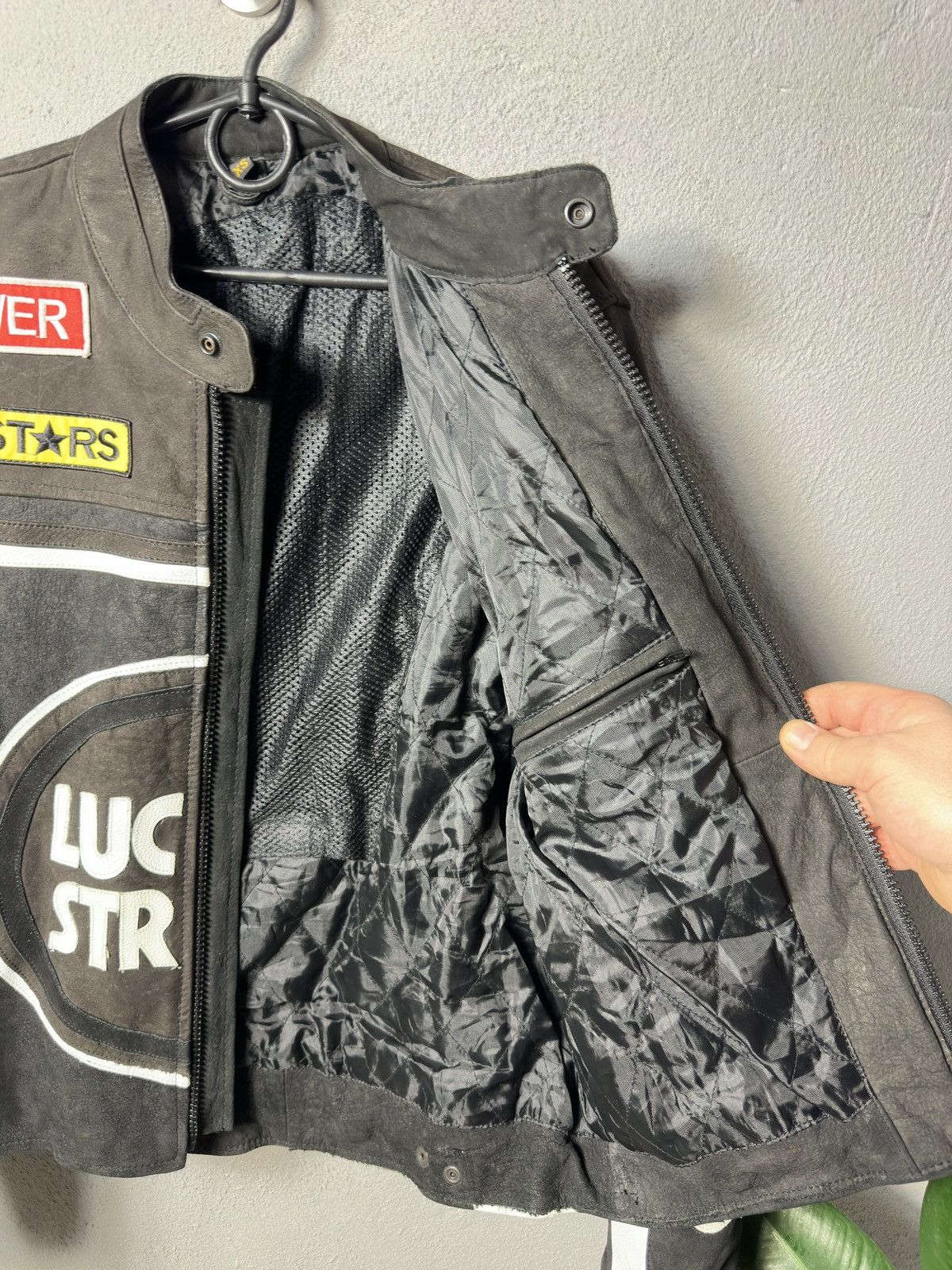 Vintage Vintage Lucky strike 90s Leather Jacket Size US XS / EU 42 / 0 - 6 Thumbnail