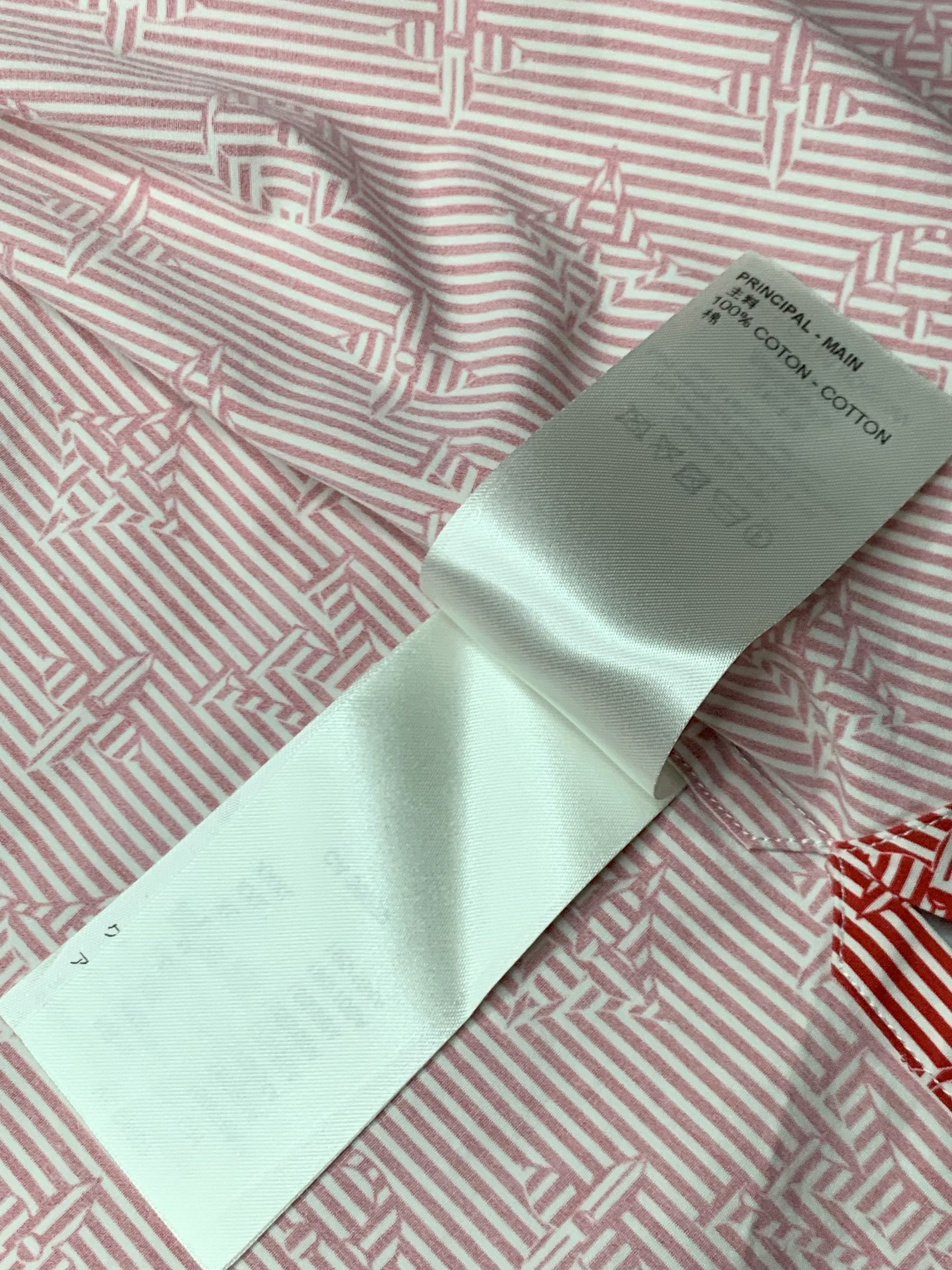 Louis Vuitton LV Signature Stripe Monogram Shirt (M) Size US M / EU 48-50 / 2 - 5 Thumbnail