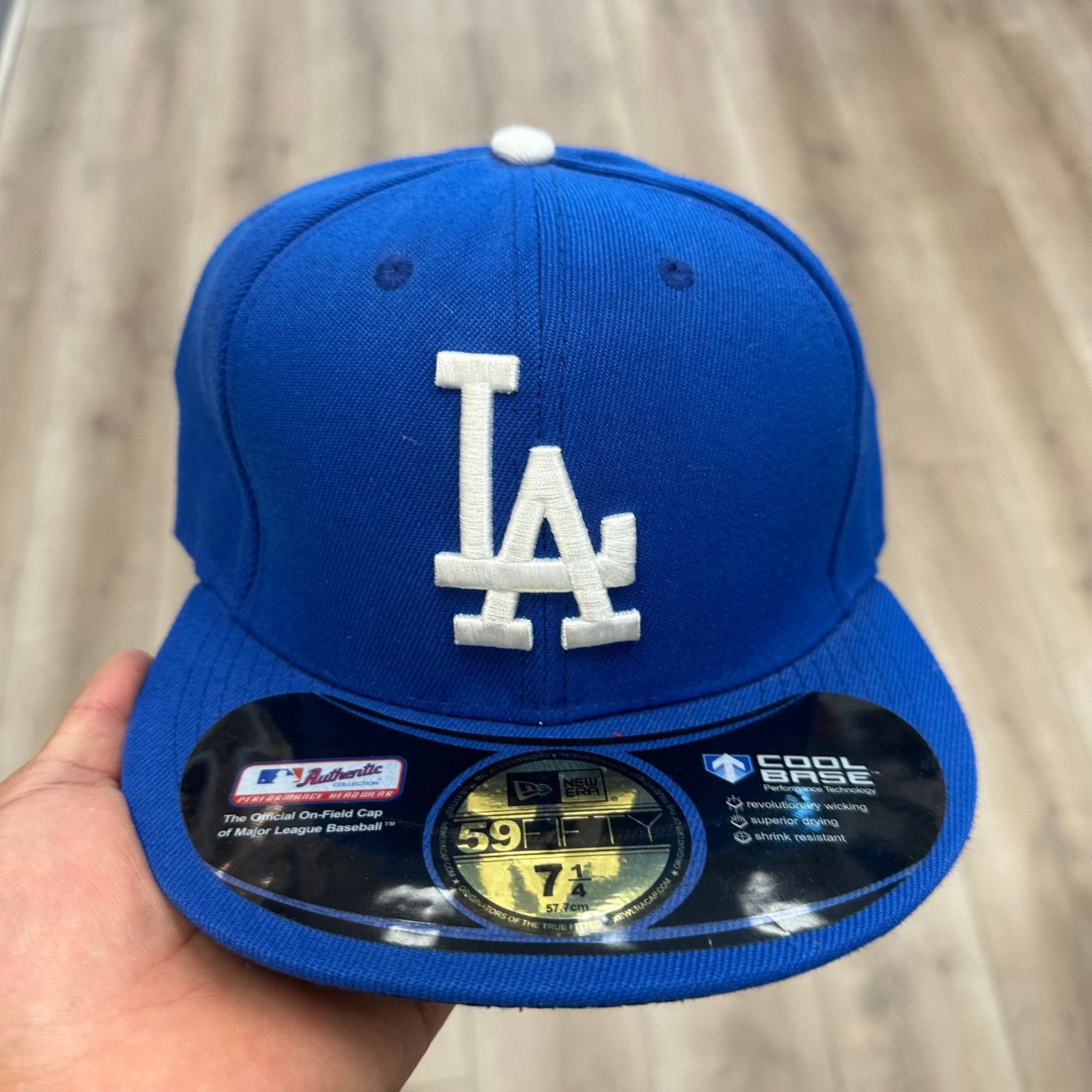 New Era Los Angeles Dodgers New Era Fitted Hat Cap Royal Size 7 1/4 Size ONE SIZE - 2 Thumbnail
