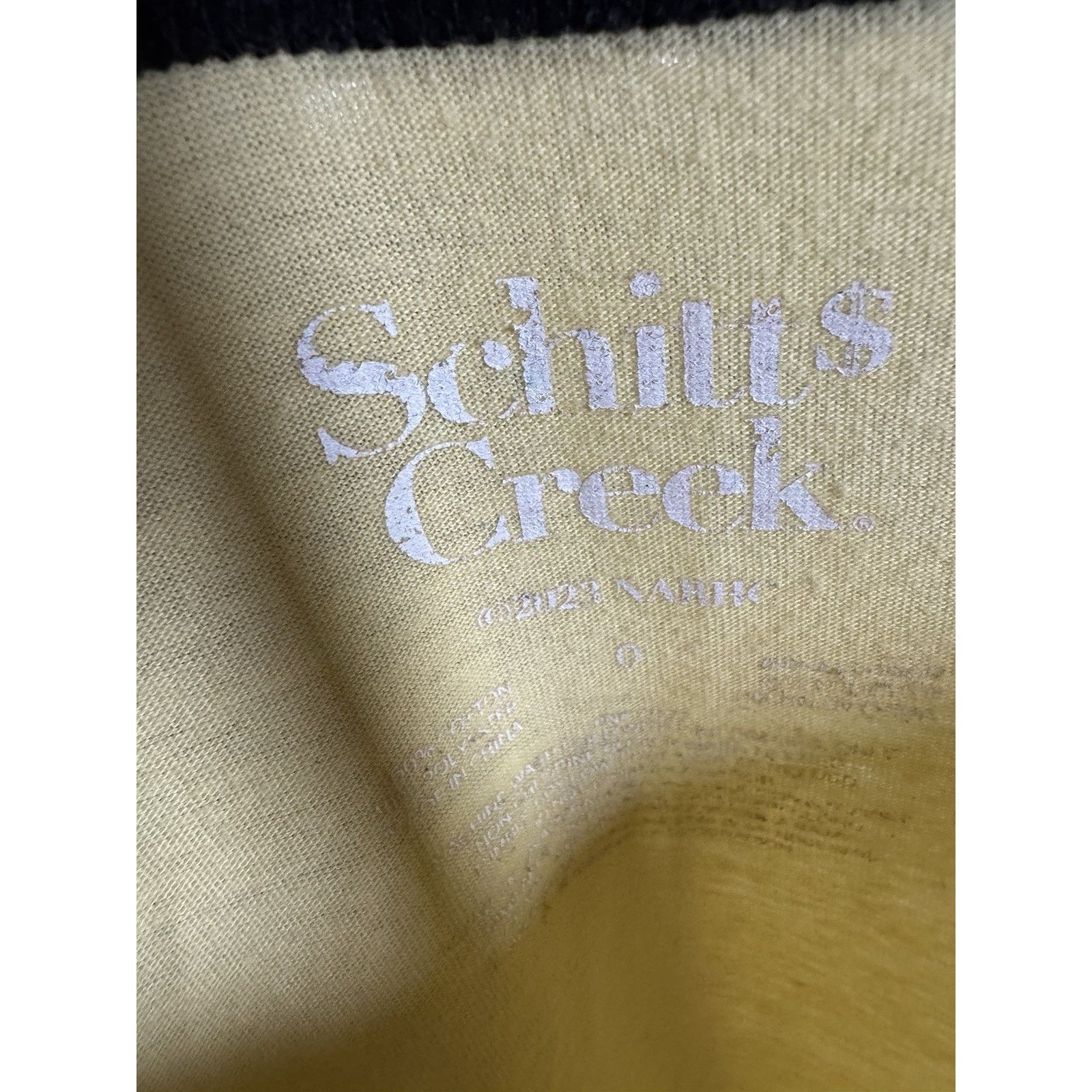 Torrid Schitt’s Creek Yellow Ringer Graphic Tee Women’s L Size L / US 10 / IT 46 - 3 Thumbnail