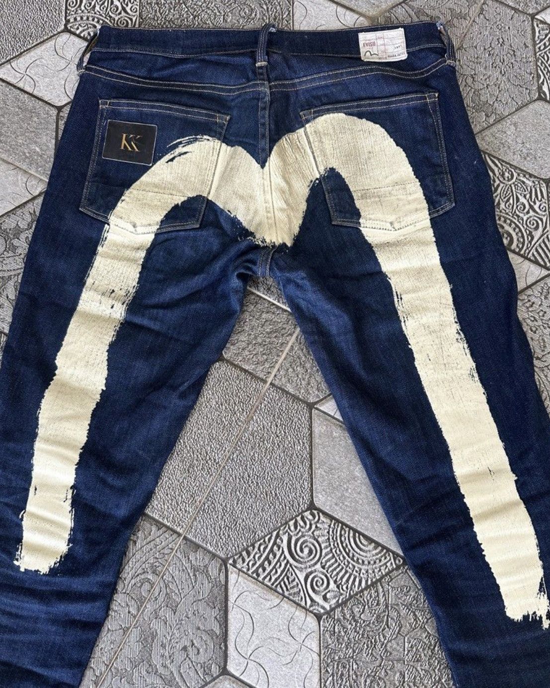 Evisu 2000s Vintage Evisu Daicock Big Logo Selvedge Japan Denim Size US 28 / EU 44 - 2 Thumbnail