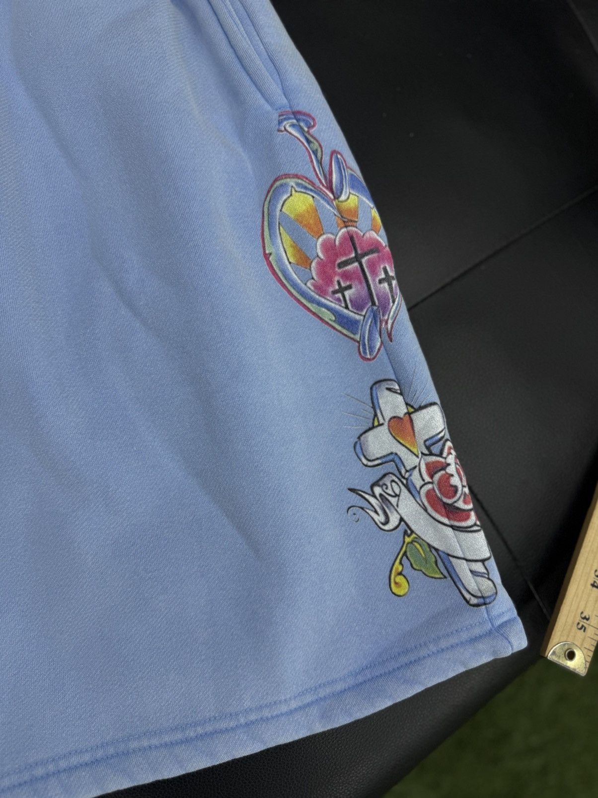 Other We Are Righteous Blue Cotton Shorts Size M (NEW) Size US 30 / EU 46 - 5 Thumbnail