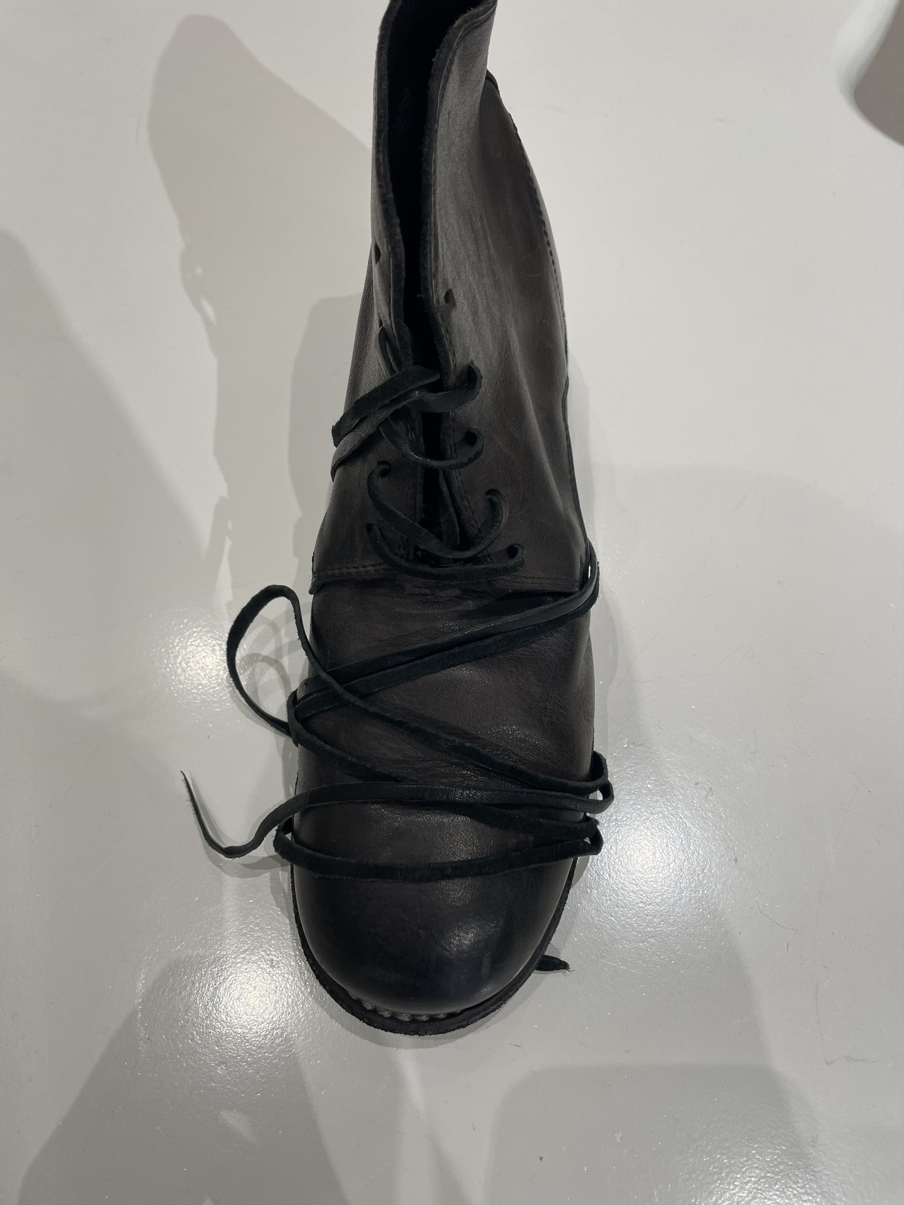 Guidi GUIDI Soft Horse 793 Thick-Soled Lace-Up Leather Boots Size US 7 / IT 37 - 4 Thumbnail