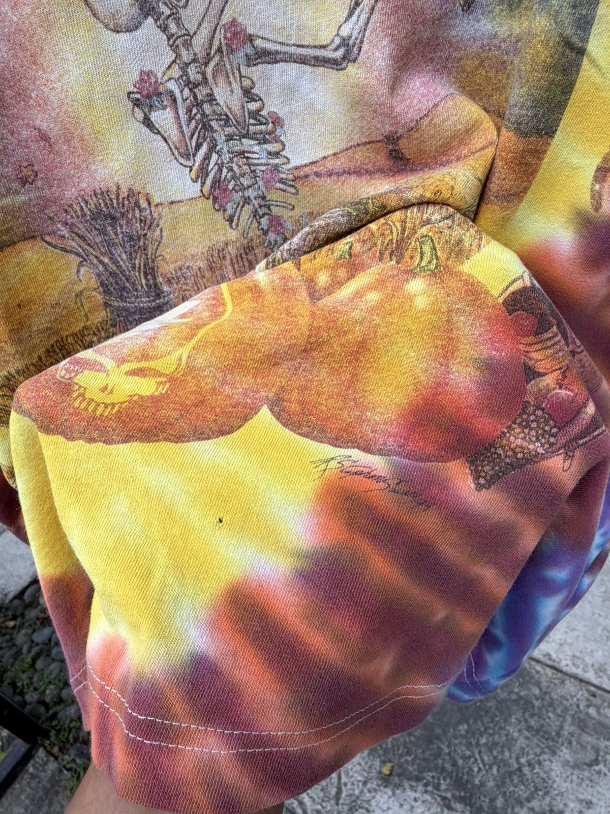 Band Tees Vintage Grateful Dead Tie Dye 'Harvester' T-shirt ©️1994 Size US XL / EU 56 / 4 - 9 Thumbnail