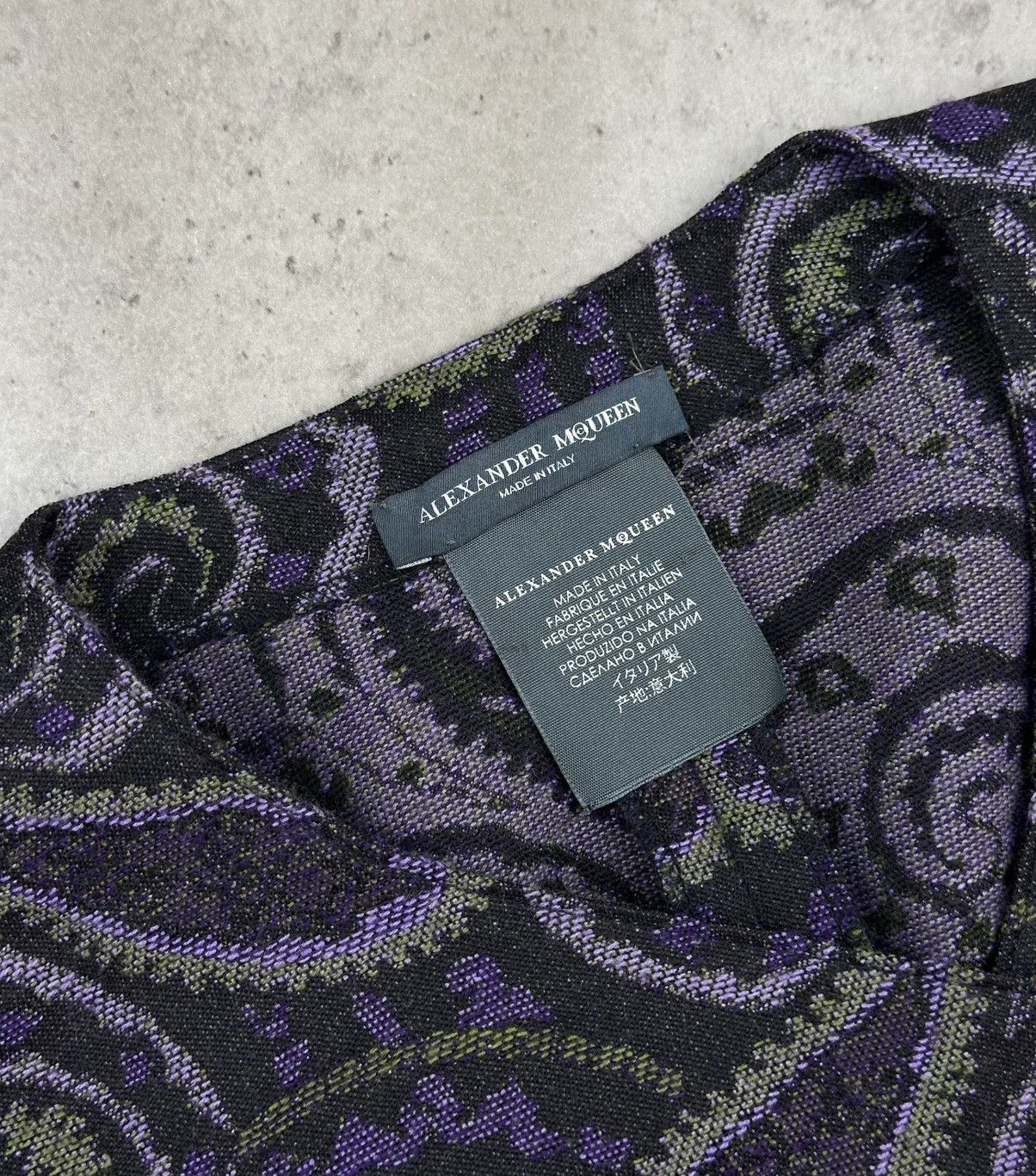 Alexander McQueen Alexander McQueen Paisley Jacquard Blazer Jacket Purple Size US M / EU 48-50 / 2 - 9 Thumbnail