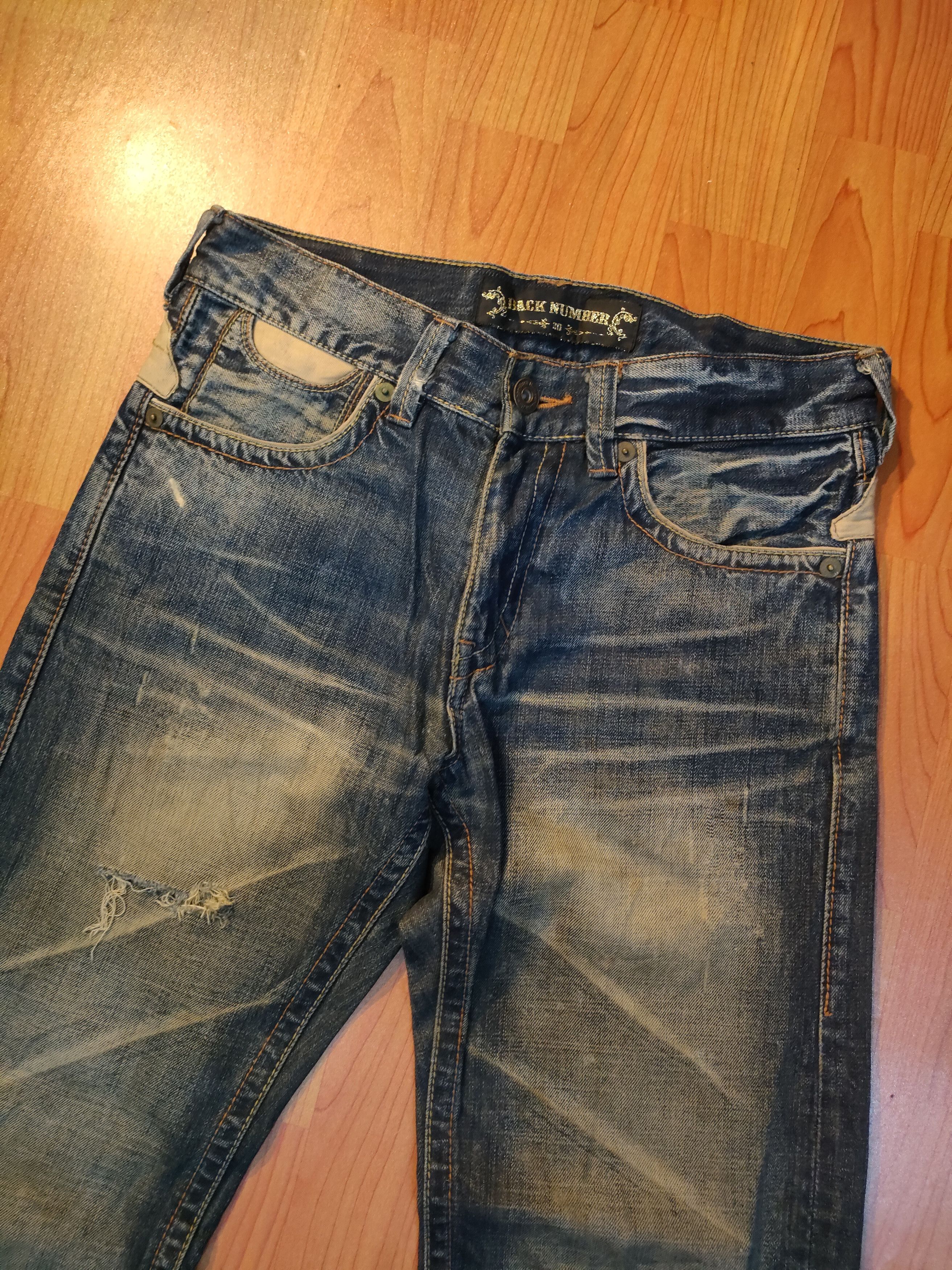 Japanese Brand Back Number Buckleback Jeans Size US 32 / EU 48 - 6 Thumbnail