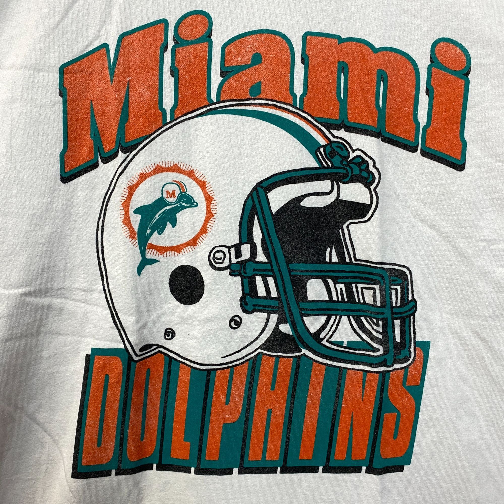 Junk Food Junk Food NFL Miami Dolphins Throwback Helmet Logo T- Shirt Size US XL / EU 56 / 4 - 2 Thumbnail