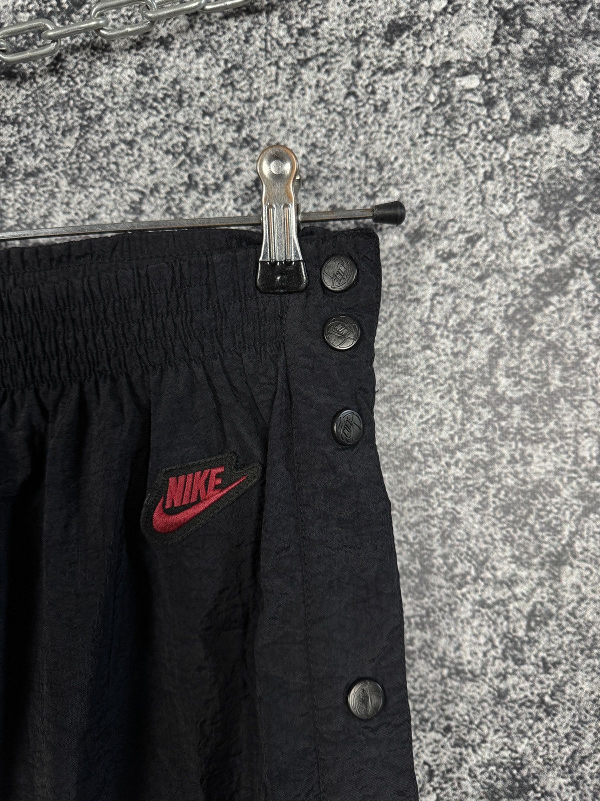 Nike Vintage 90s Nike Tearaway Nylon Track Pants Snap Button Sz S Size US 32 / EU 48 - 6 Thumbnail