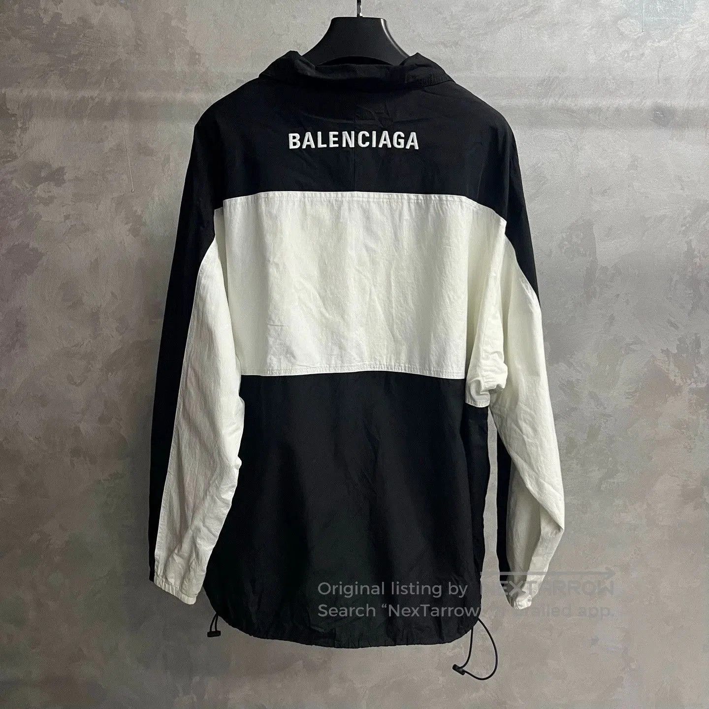 Balenciaga Balenciaga Black White Windbreaker Jacket. Size US XS / EU 42 / 0 - 2 Thumbnail
