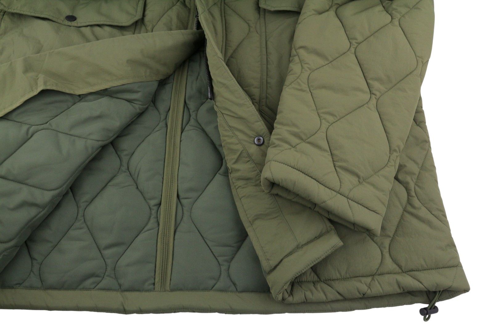 Gant QUILTED LONG XL Racing Green Hooded Jacket 87269 Size US XL / EU 56 / 4 - 7 Thumbnail