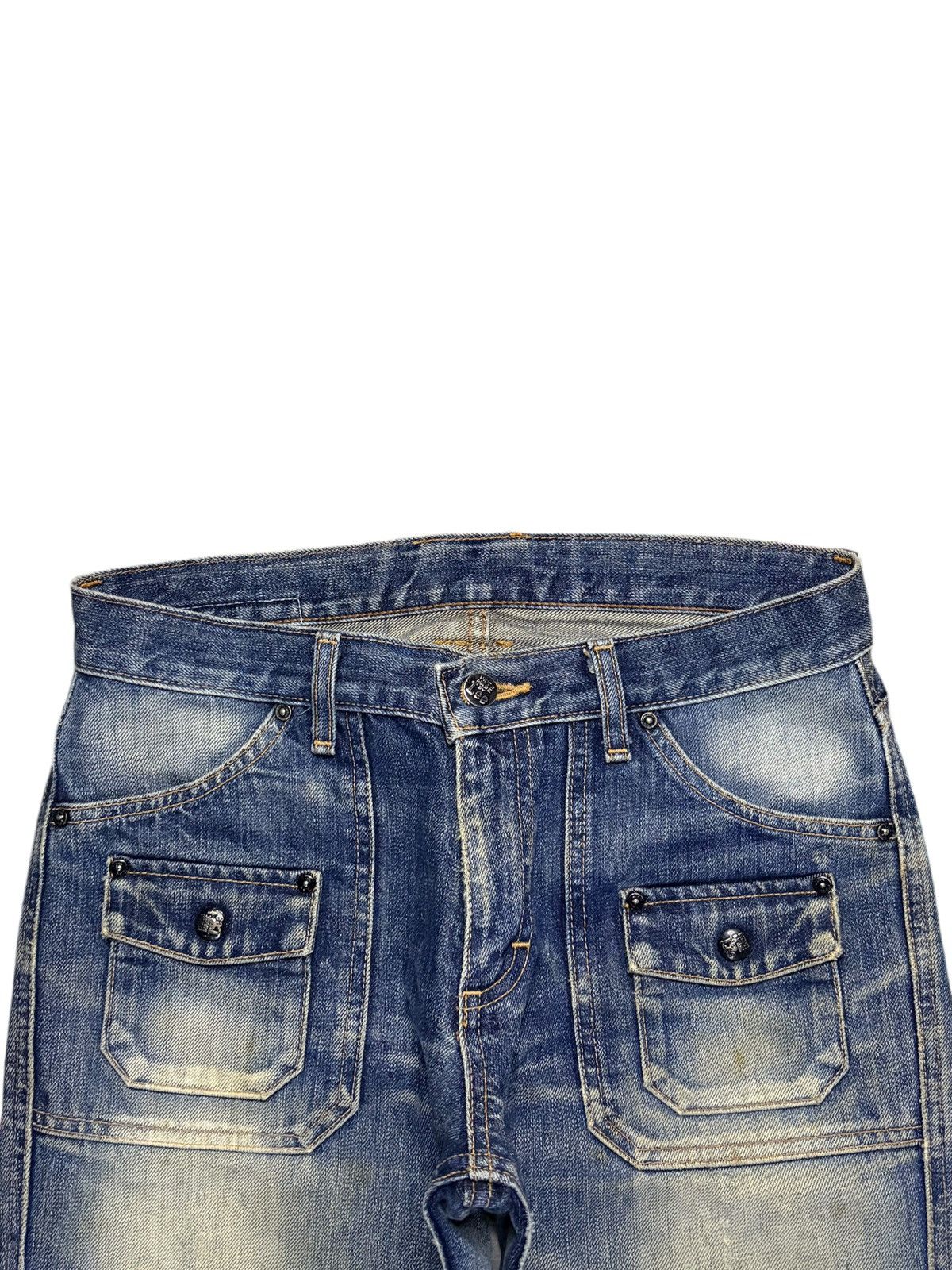 Lee Vintage Japanese Lee Riders Mud Wash Bush Flare Jeans Size US 29 - 4 Thumbnail