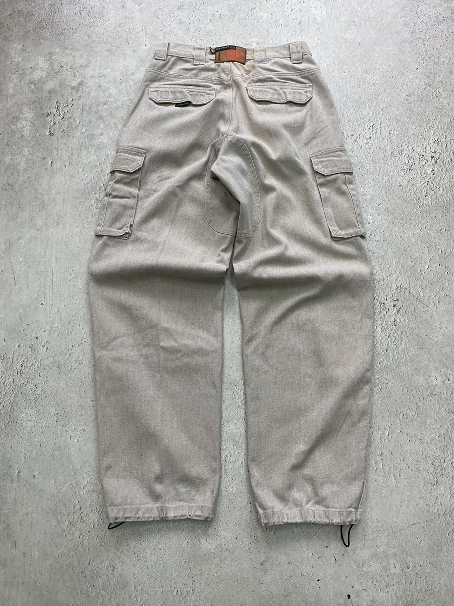 Pelle Pelle Pelle Pelle Beige Denim Pants Baggy Y2K retro Hong Kong Size US 32 / EU 48 - 11 Thumbnail