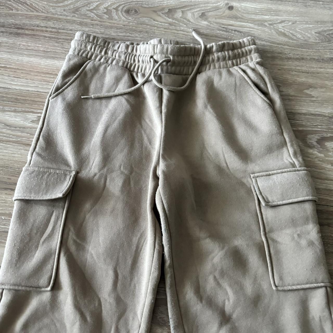 Vintage Crazy Vintage Y2K/2000s Baggy Brown Streetwear Cargo Sweatpants! Fits L Size US 34 / EU 50 - 4 Thumbnail