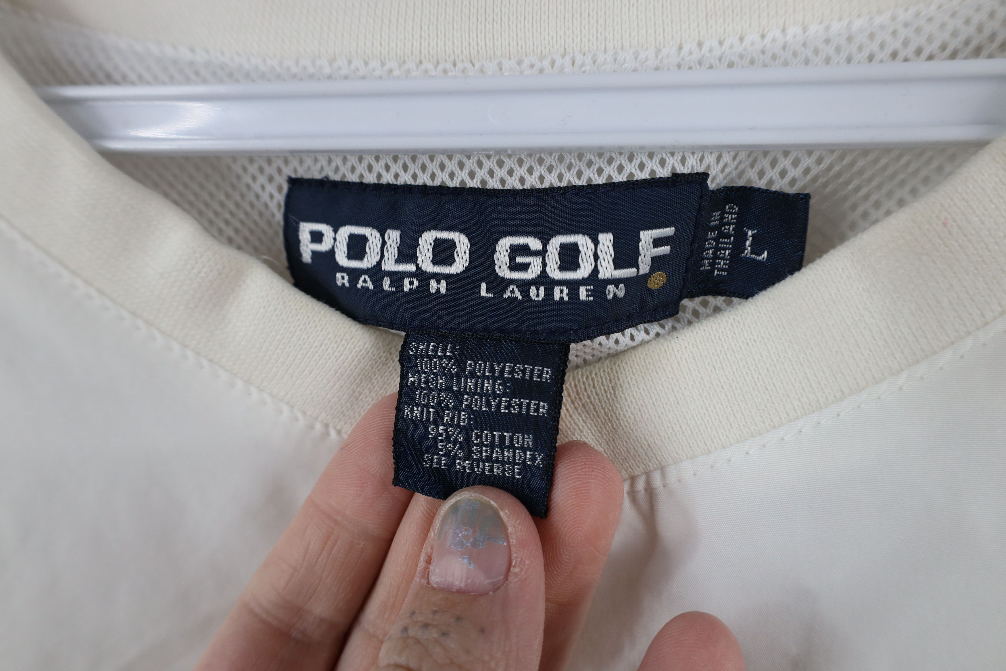 Ralph Lauren × Vintage Vintage 90s Polo Golf Ralph Lauren Lined Windbreaker Vest Size US L / EU 52-54 / 3 - 8 Thumbnail