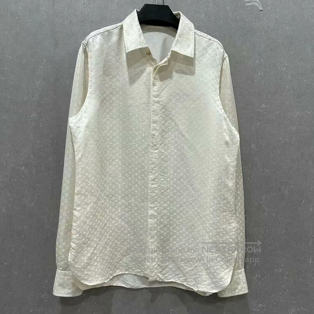 Louis Vuitton louis vuitton monogram silk long sleeve shirt. Size US L / EU 52-54 / 3 - 1 Thumbnail