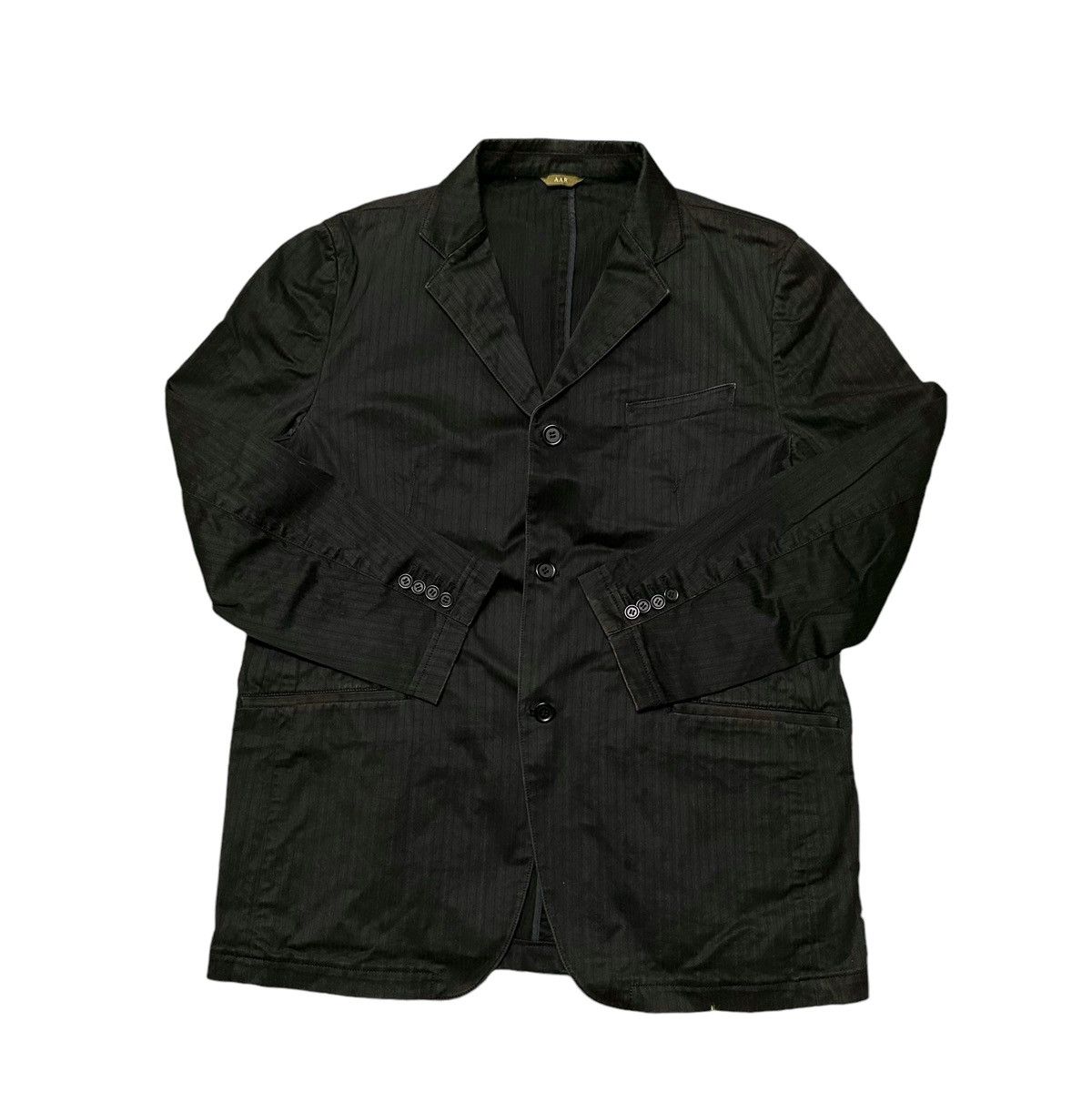 Yohji Yamamoto AAR Yohji Yamamoto striped coat Size US XL / EU 56 / 4 - 2 Thumbnail