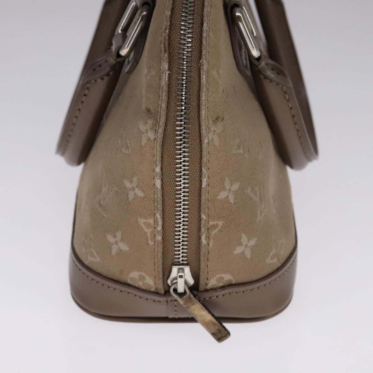 Louis Vuitton LOUIS VUITTON Monogram Satin Little Alma Hand Bag Gray Size ONE SIZE - 3 Thumbnail