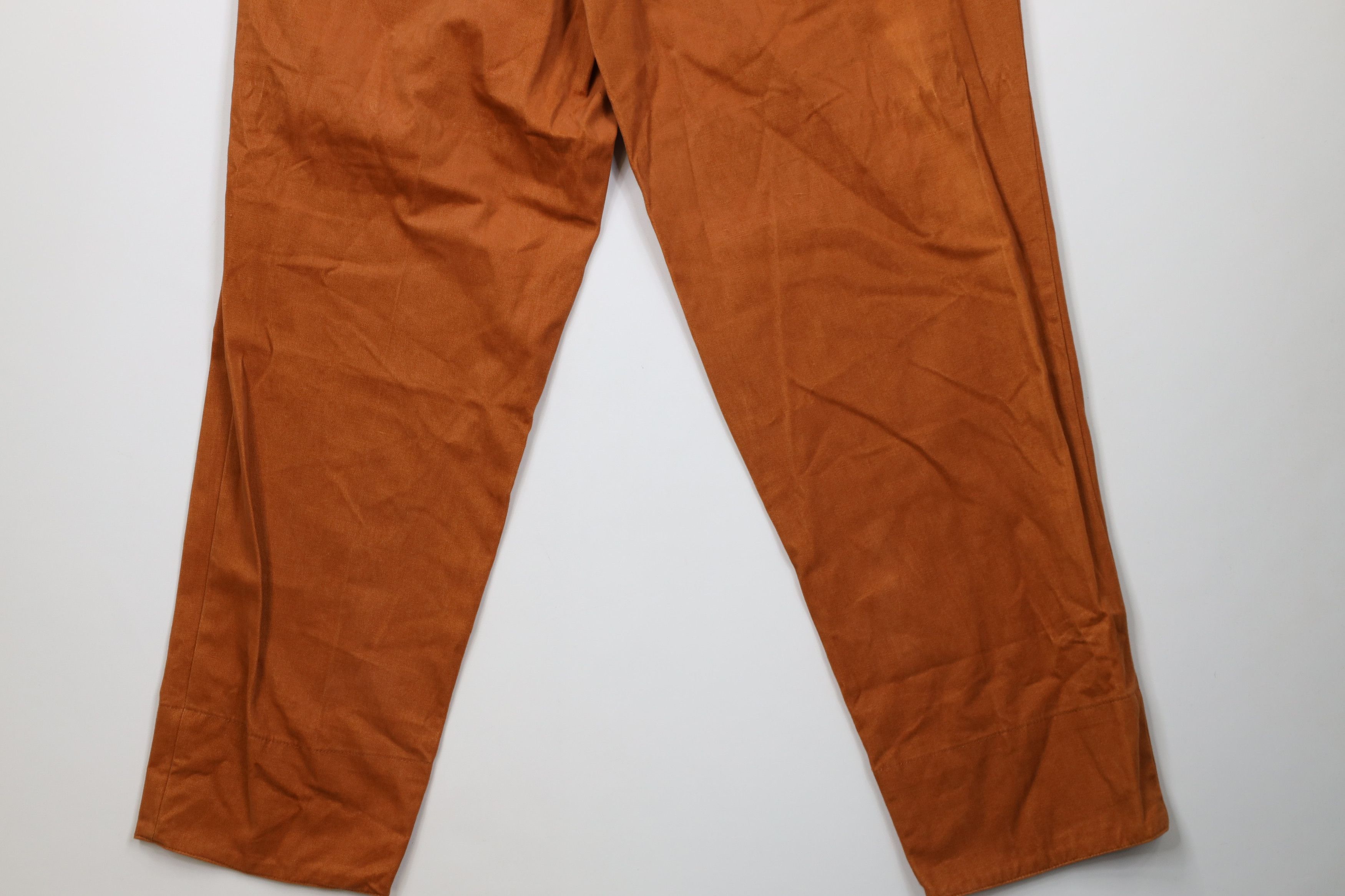 Vintage Deadstock Vintage 90s Streetwear Cuff Tapered Pants Orange Size US 34 / EU 50 - 13 Thumbnail