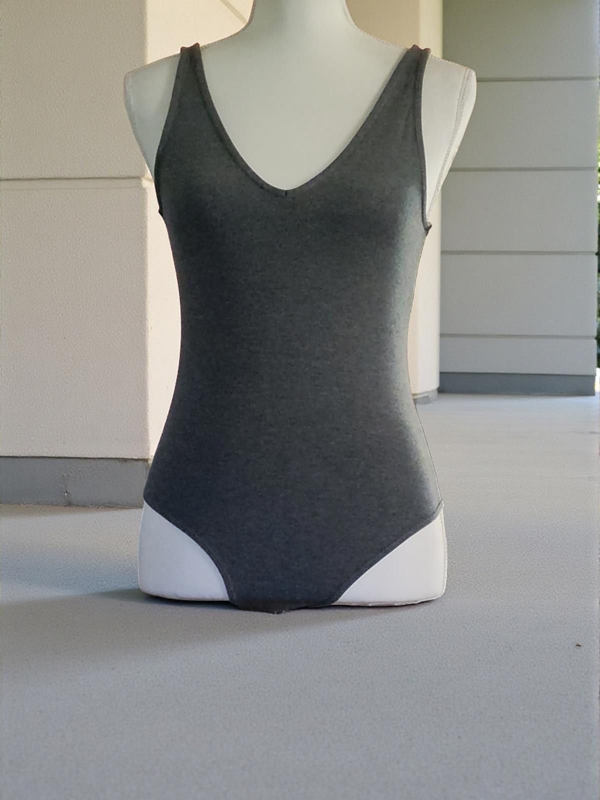 Alfani Alfani Intimates Small Size Gray Modal Bodysuit Size ONE SIZE - 3 Thumbnail