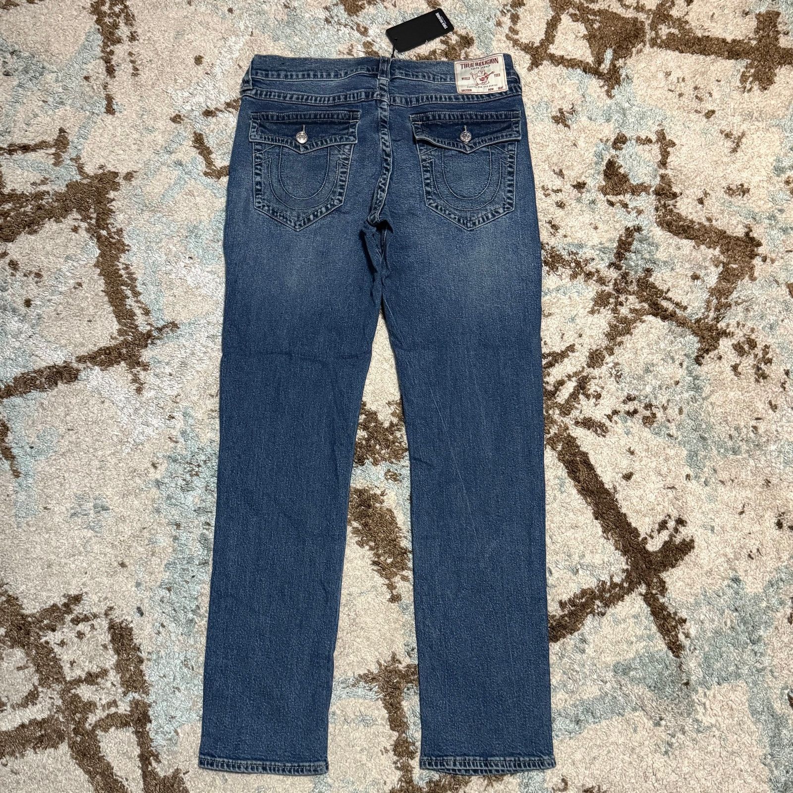 True Religion NWT True Religion Mens Geno Relaxed Slim Jeans Size 34 Y2K Size US 34 / EU 50 - 1 Thumbnail