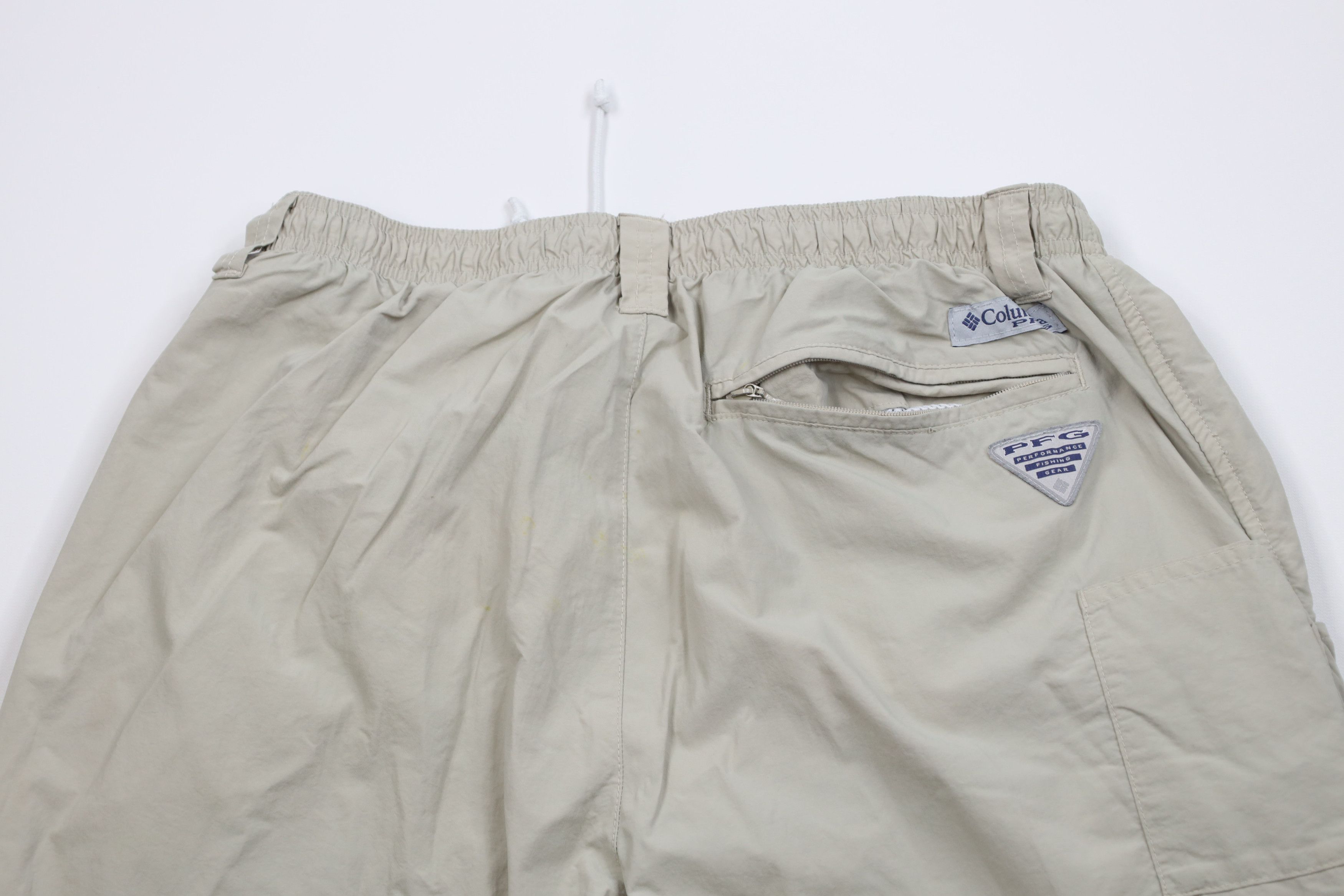 Columbia Vintage Y2K Columbia PFG Off Convertible Pants Shorts Beige Size US 34 / EU 50 - 11 Thumbnail