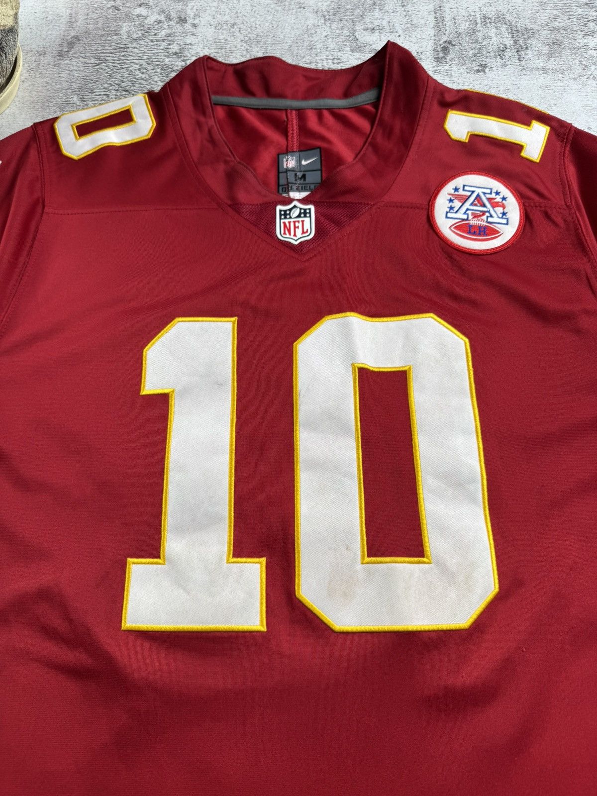 NFL × Vintage Kansas City Tyreek Hill #10 Superbowl T shirt Jersey Tee Size US M / EU 48-50 / 2 - 8 Thumbnail