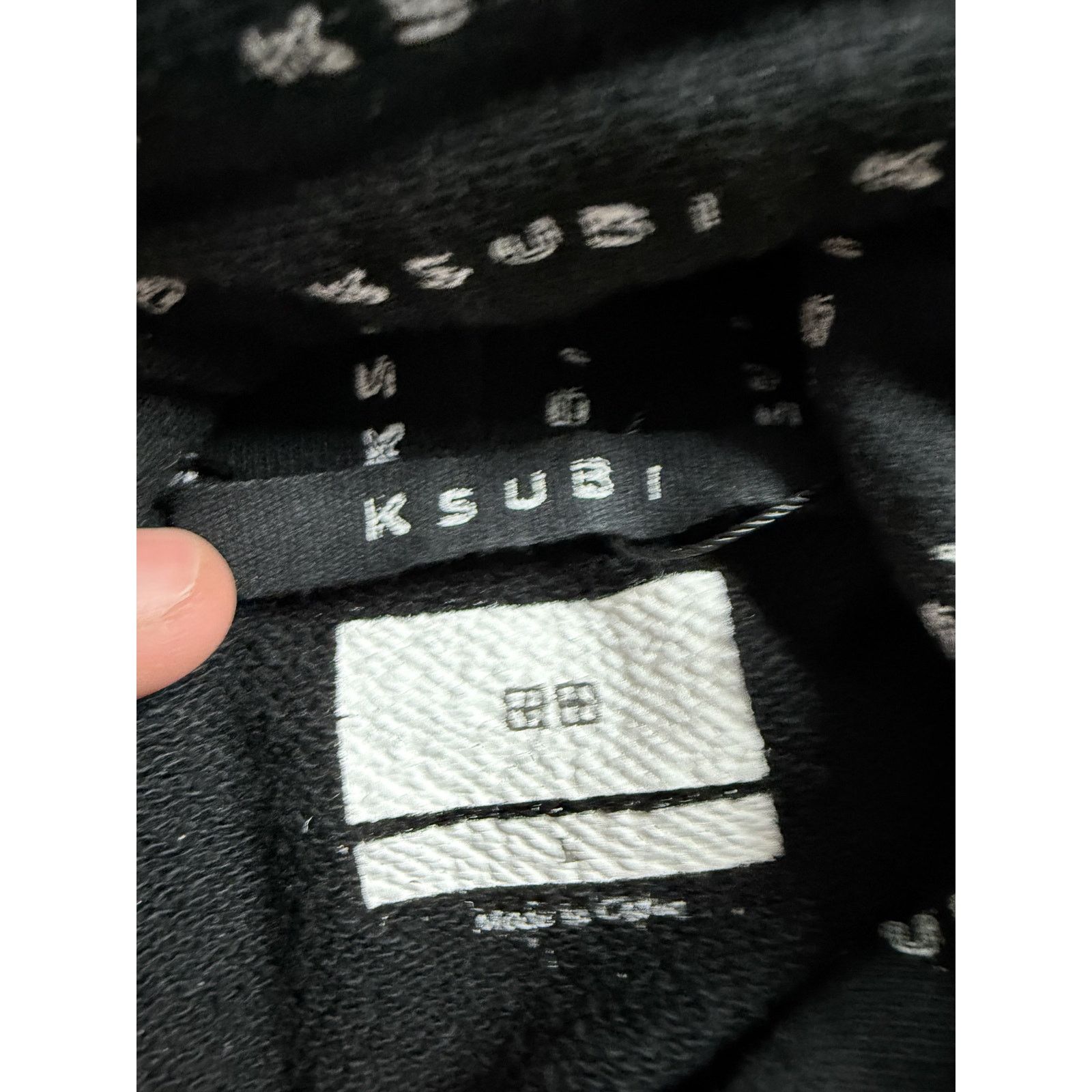 Ksubi Ksubi Hoodie Black All Over Used Large (Fits Medium) Size US M / EU 48-50 / 2 - 3 Thumbnail