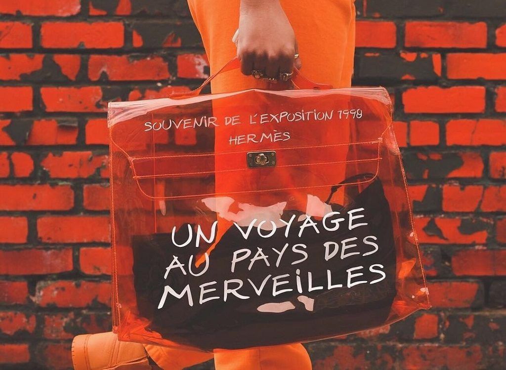 Hermes × Vintage Hermes Kelly Souvenir De L'Exposition 1998