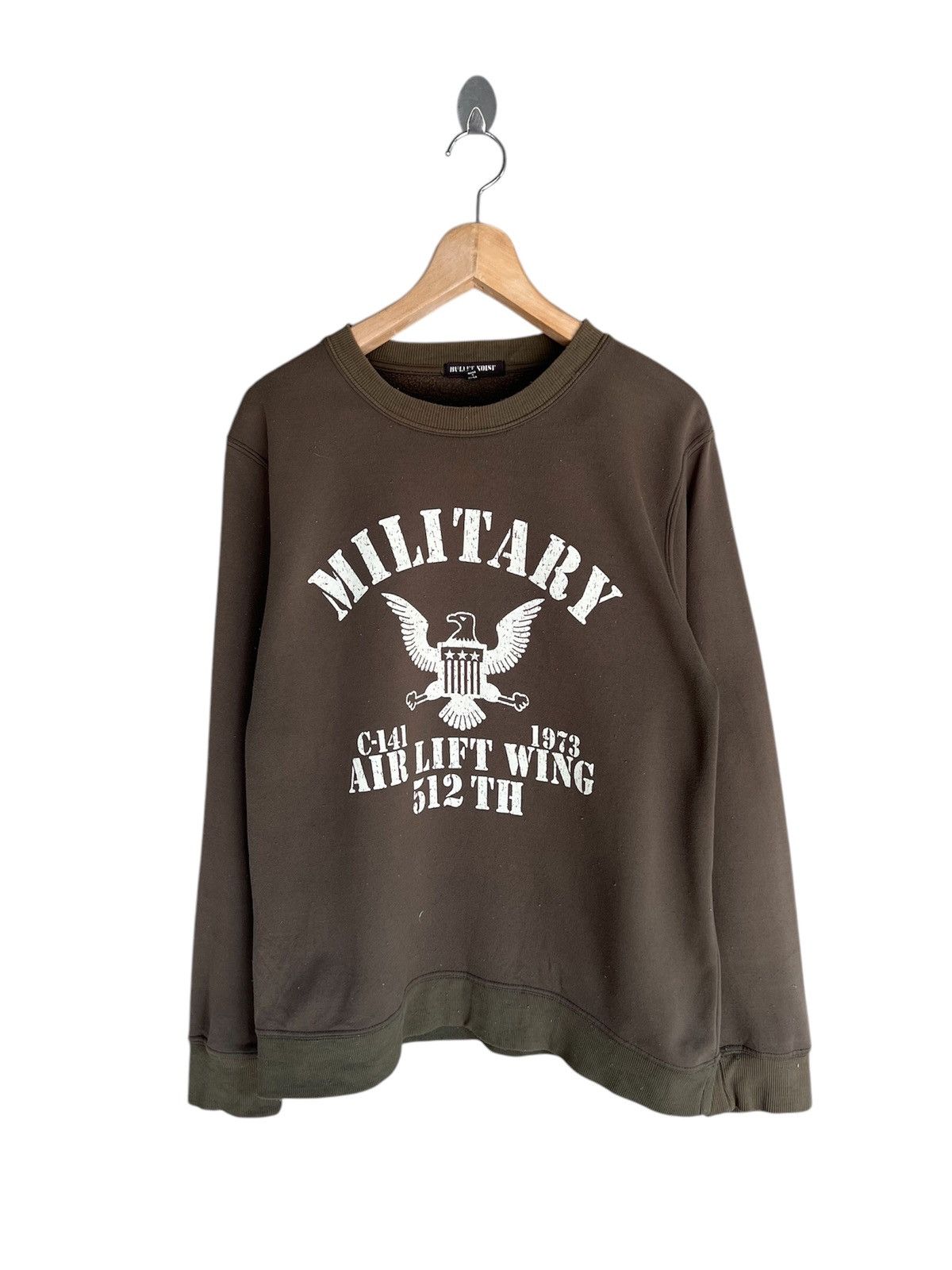 Japanese Brand Japanese Brand Bullet Noise Military Style Sweatshirt Size US S / EU 44-46 / 1 - 1 Thumbnail