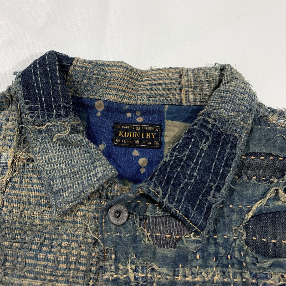 Kapital × Kapital Kountry KAPITAL BORO SPRING 1ST JKT INDIGO - XXL Size US XXL / EU 58 / 5 - 3 Thumbnail