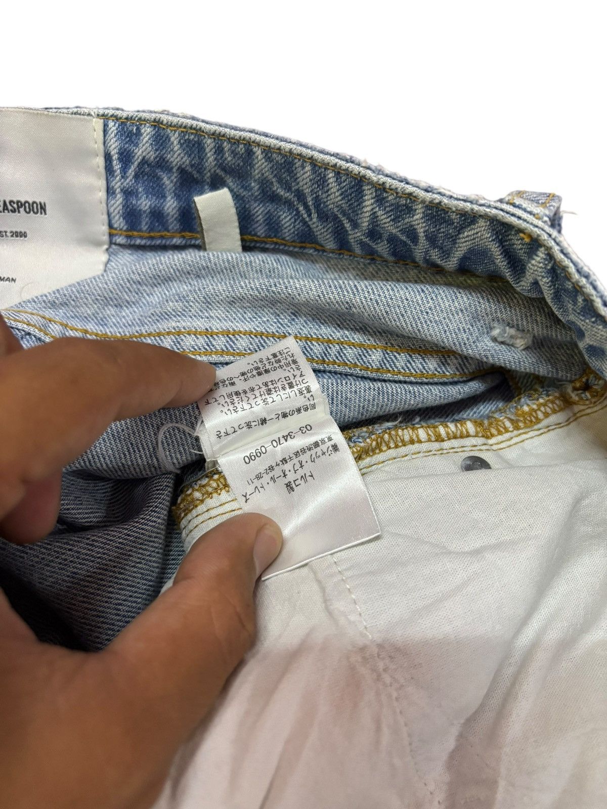 One Teaspoon Vtg Y2k ONETEASPOON Distressed Jeans Size US 28 / EU 44 - 8 Thumbnail