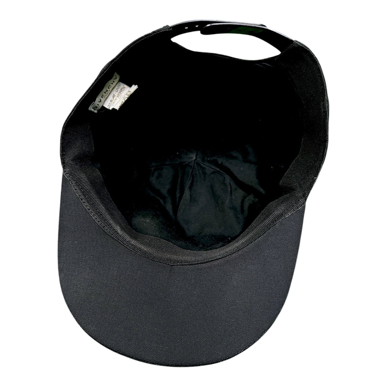 Givenchy Givenchy Paris Diagonal Tape Logo Snapback Black Hat Cap Lux Size ONE SIZE - 6 Thumbnail
